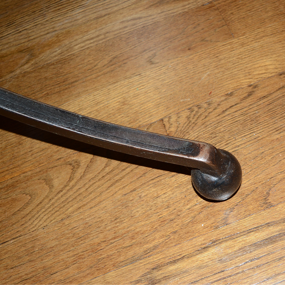 Custom Artisan Mosaic Table With Iron Legs