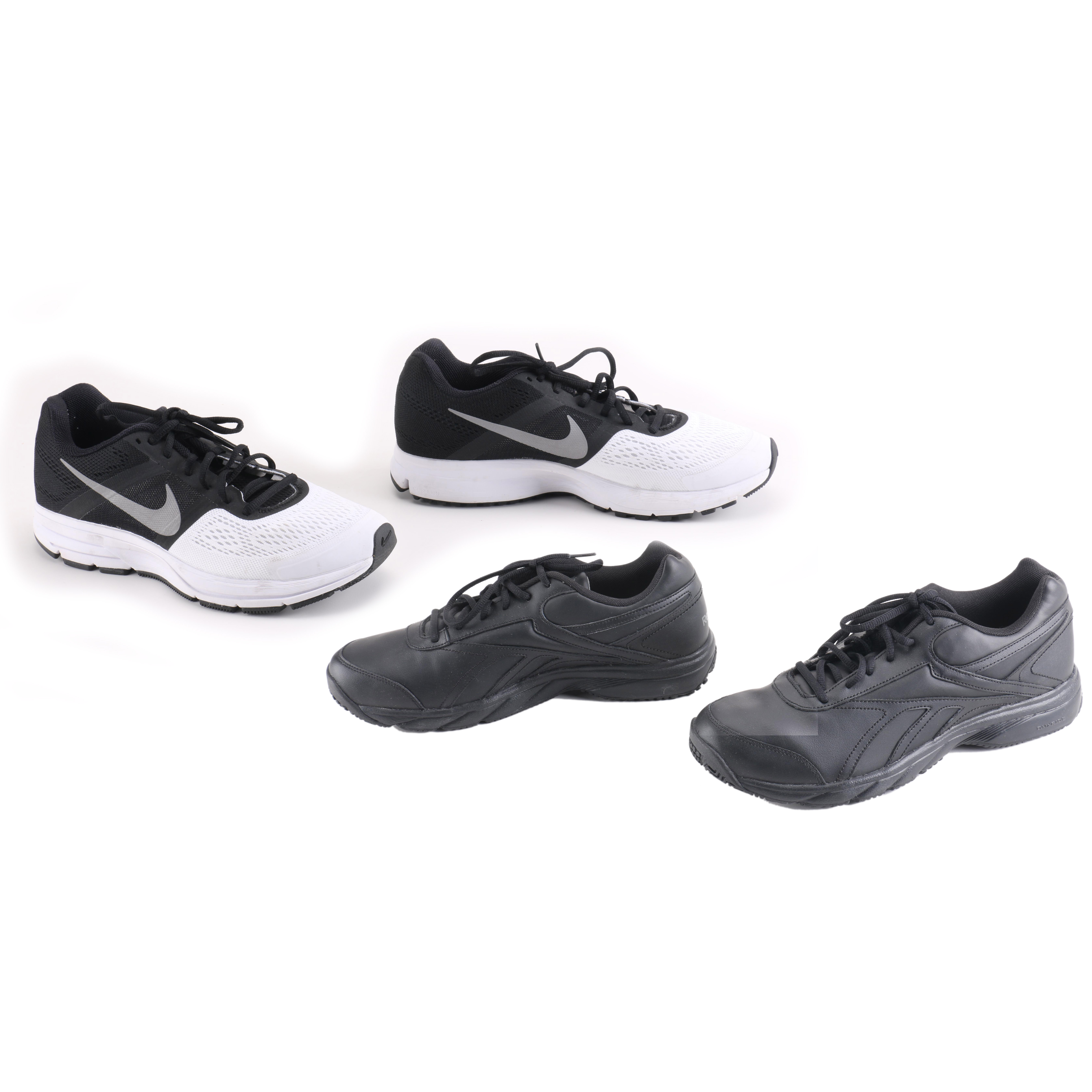 Men's Reebok and Nike Sneakers