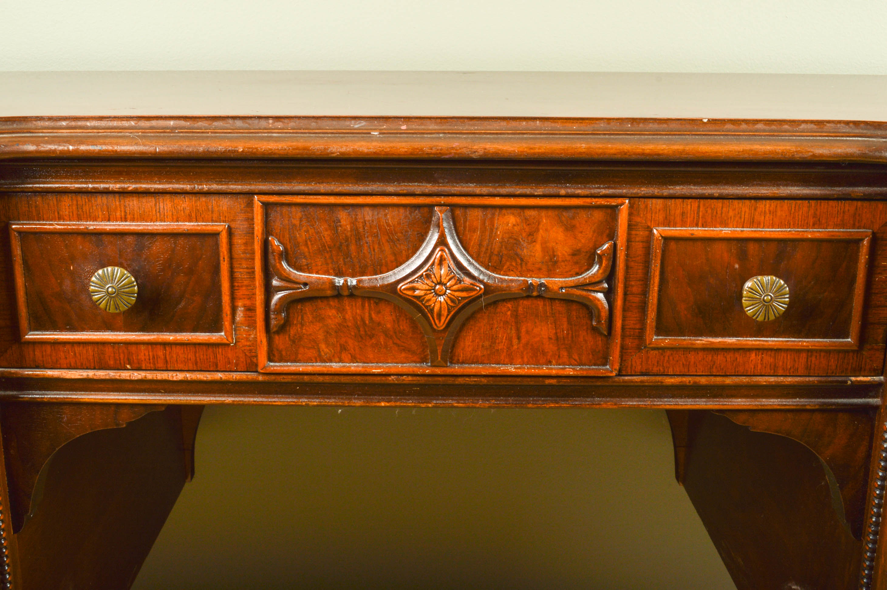 Vintage Federal Style Walnut Writing Desk