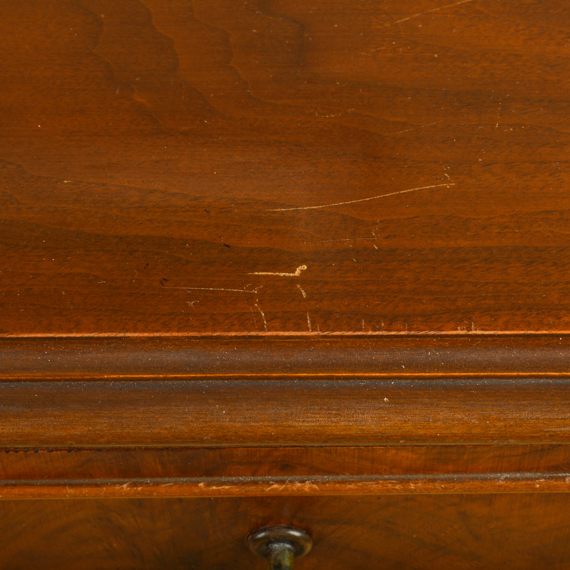 Vintage Federal Style Walnut Writing Desk