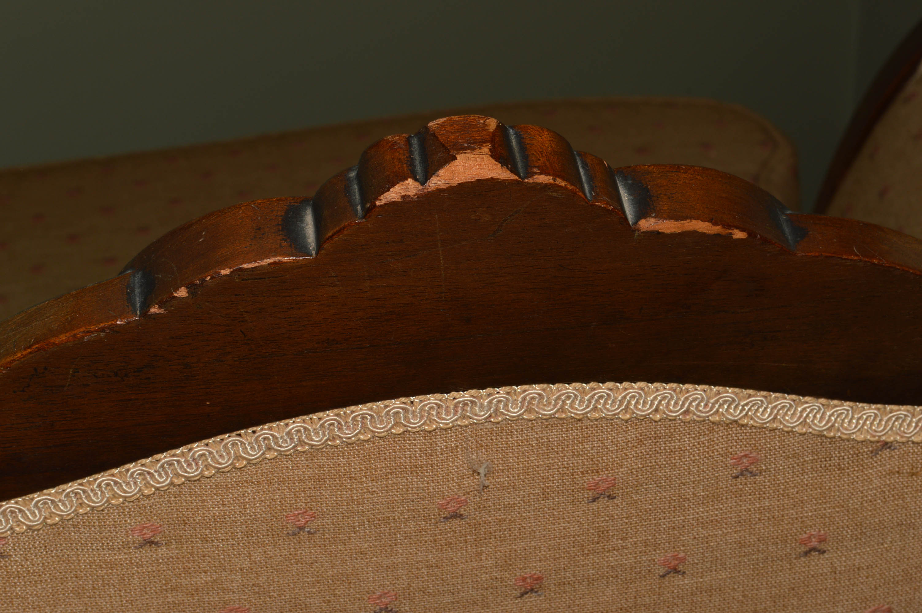 Victorian Carved Walnut Chair