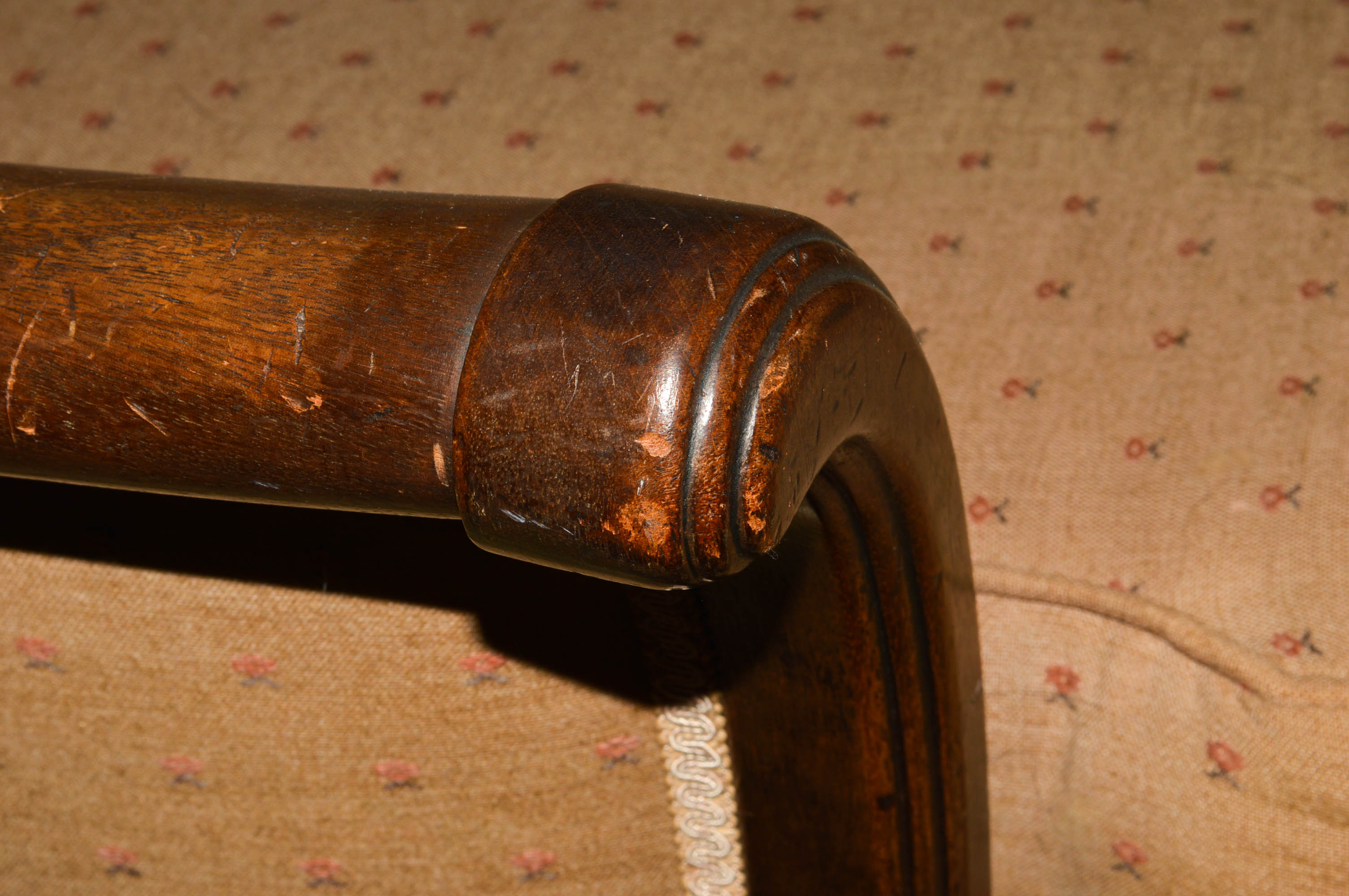 Victorian Carved Walnut Chair