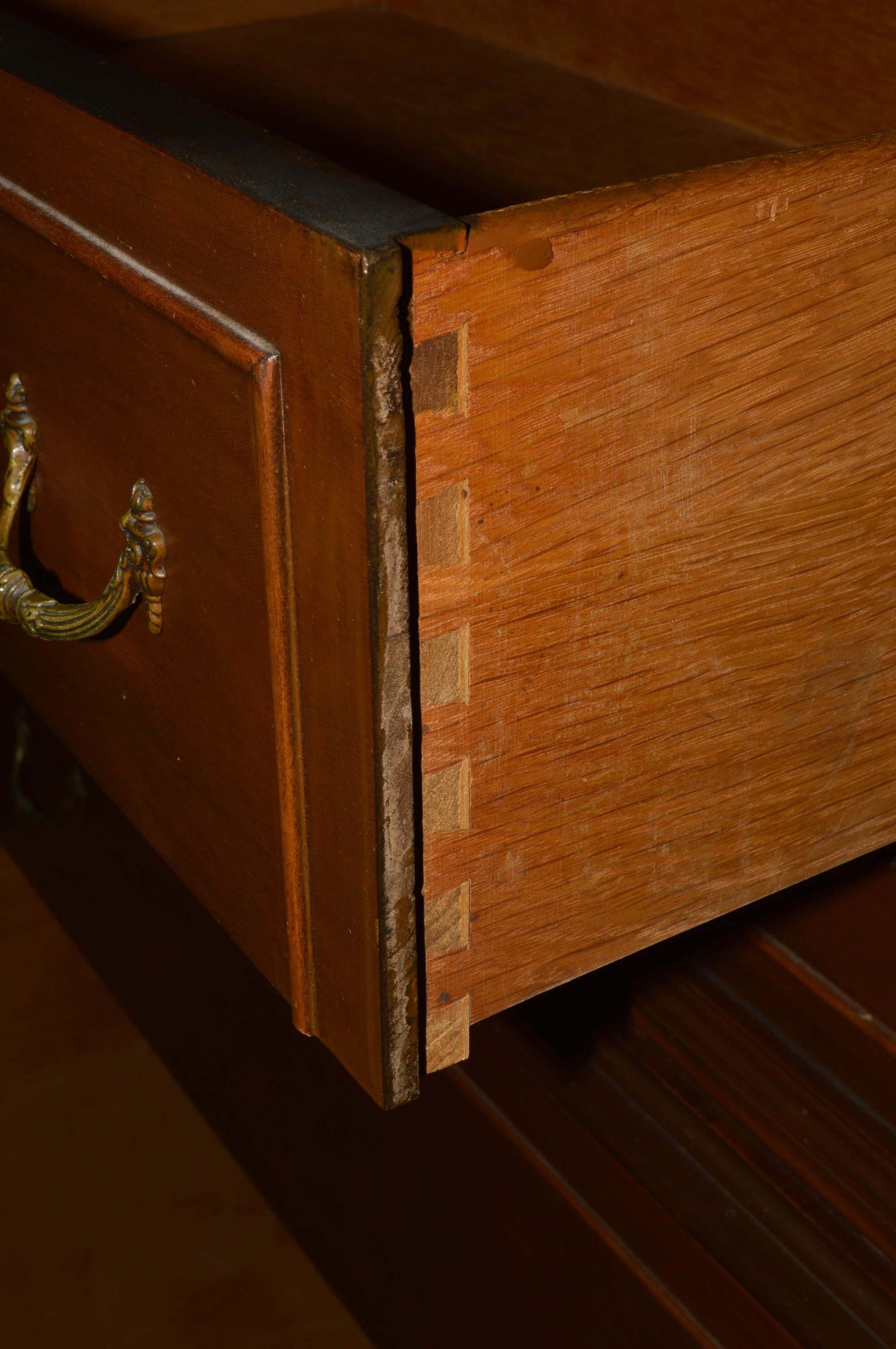 Vintage Federal Style Walnut Chest on Chest