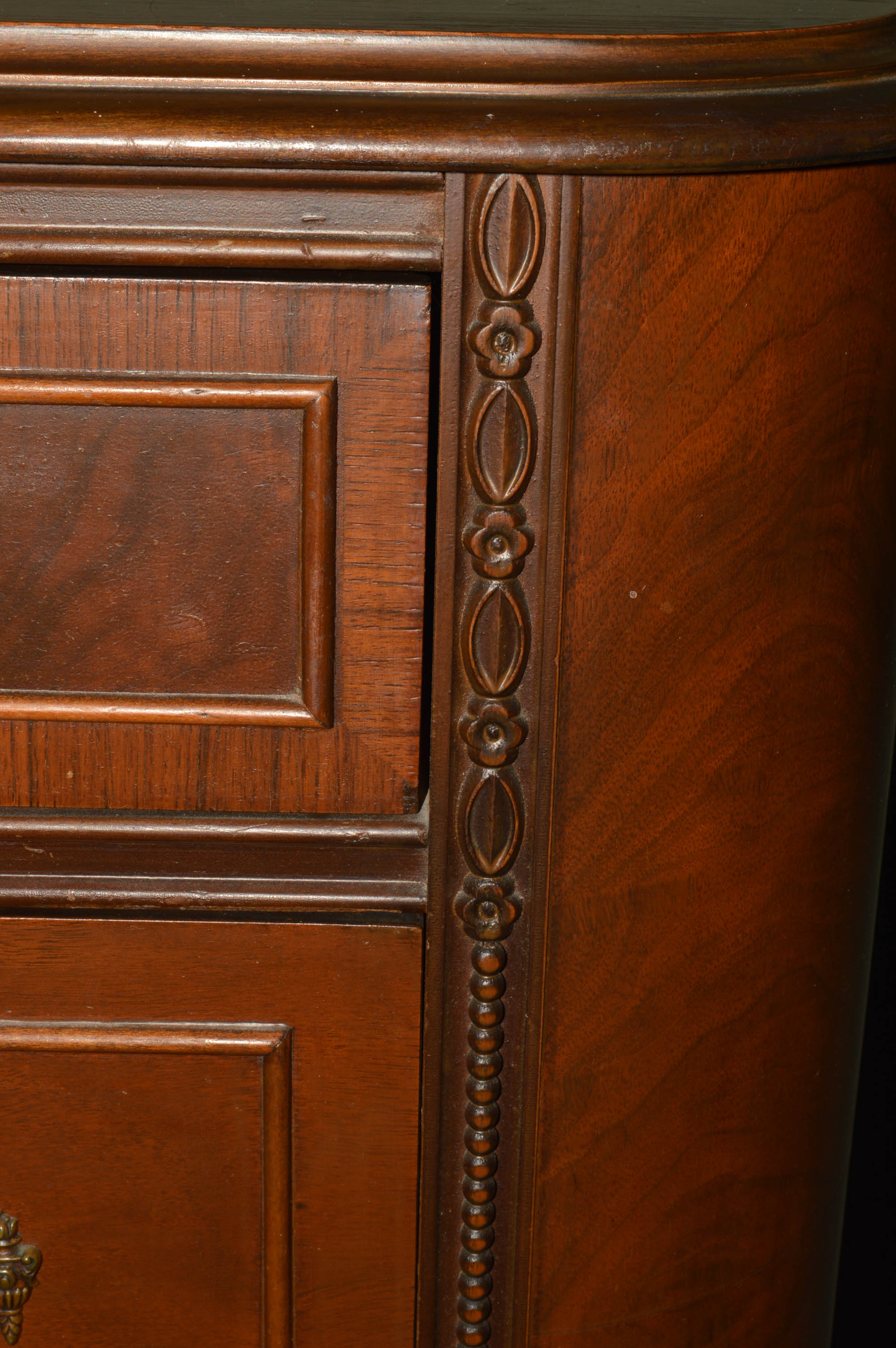 Vintage Federal Style Walnut Chest on Chest