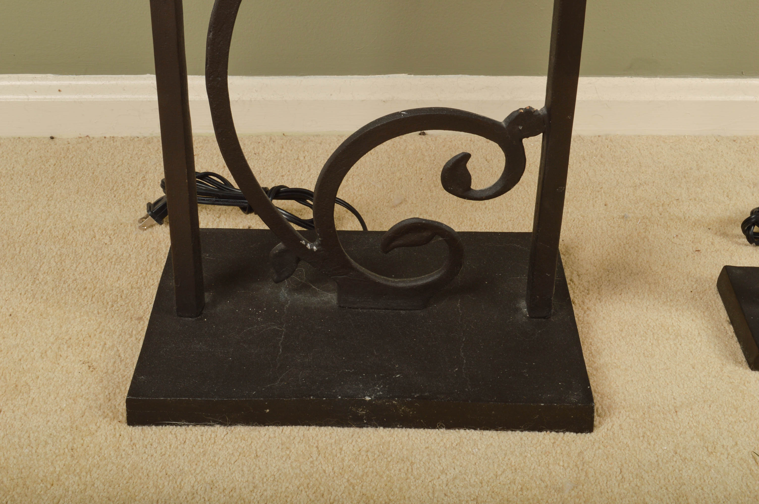 Pottery Barn Floor Lamp and Table Lamp