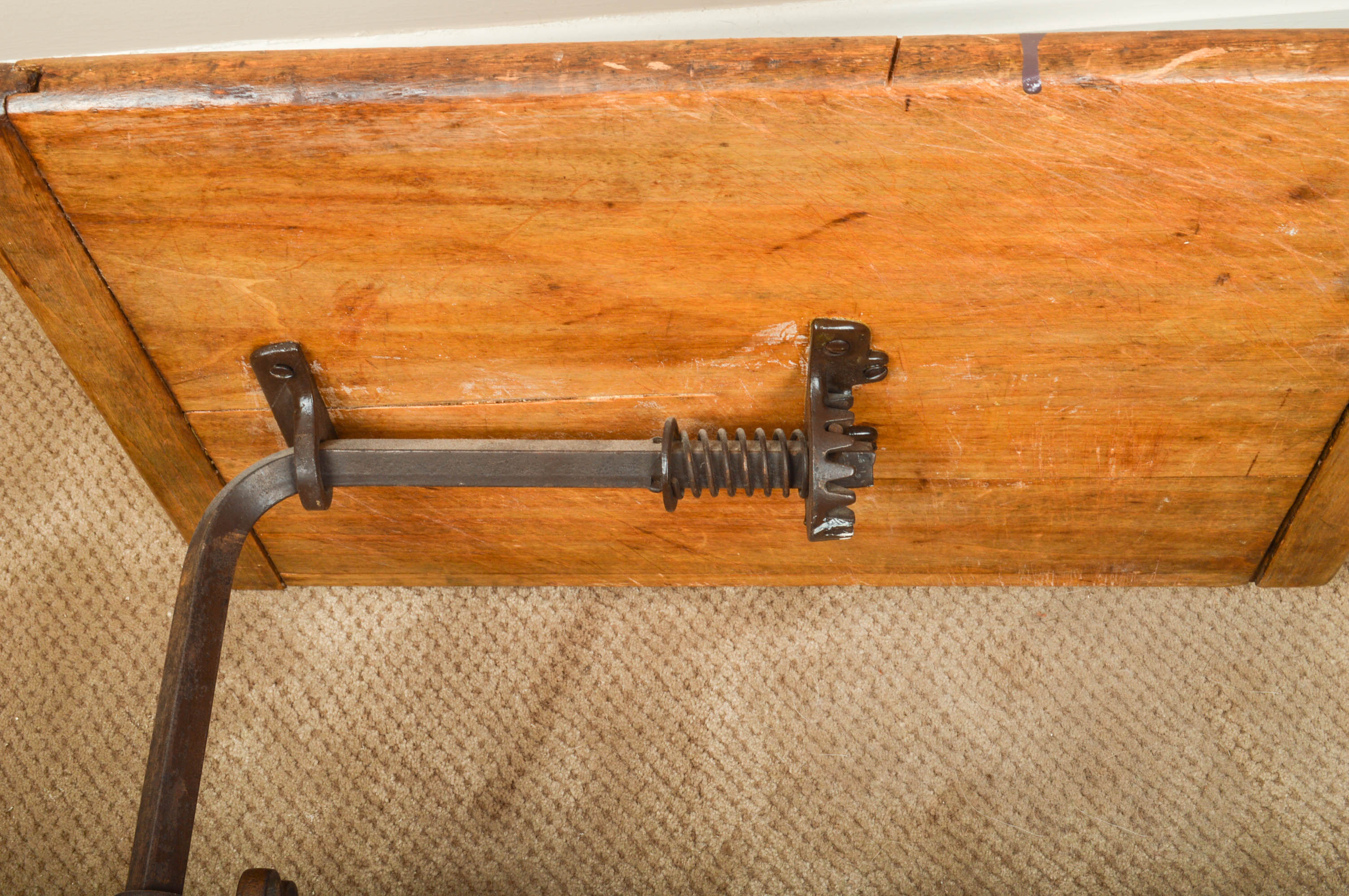 Victorian Rolling Hospital Bed Table