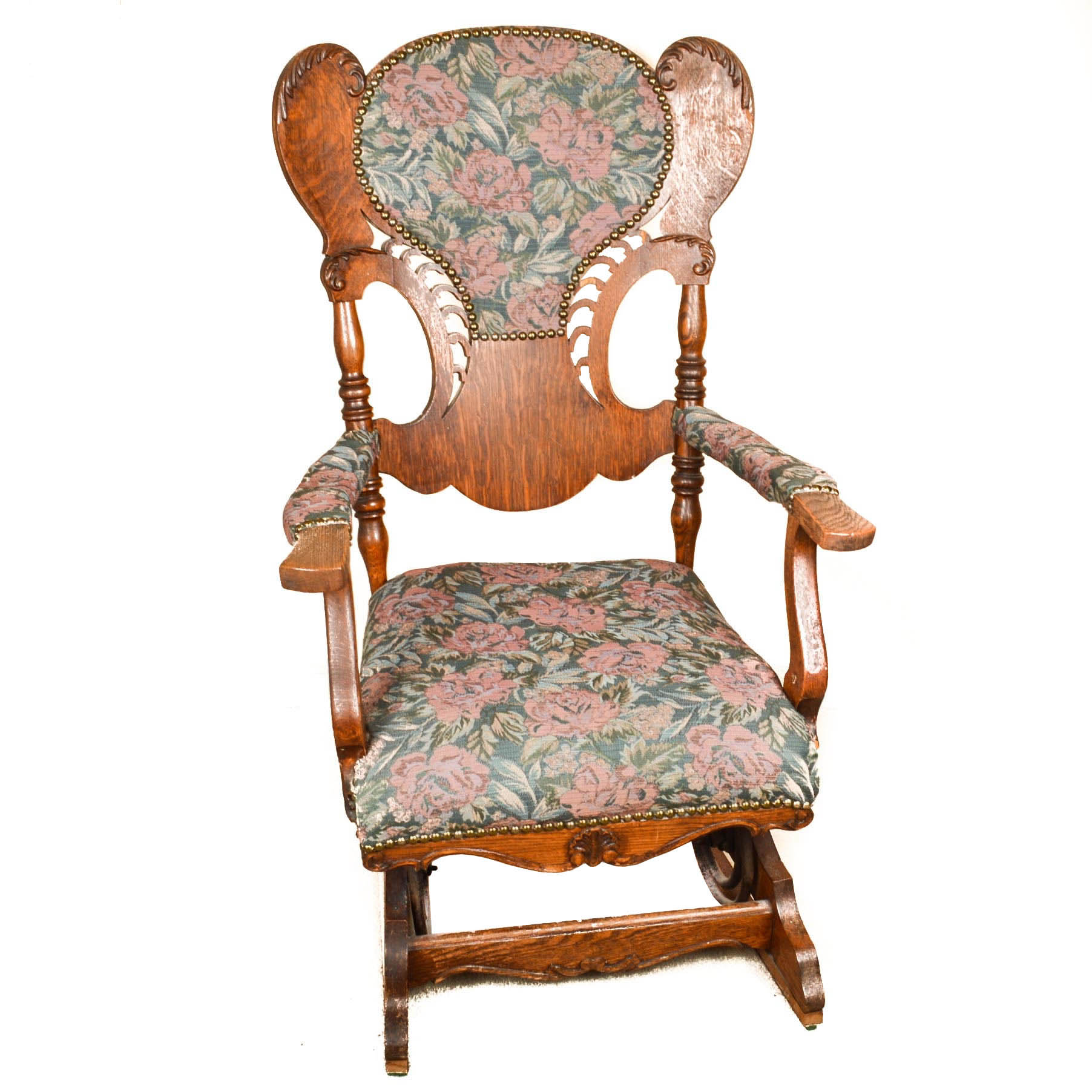 Antique Platform Rocking Chair