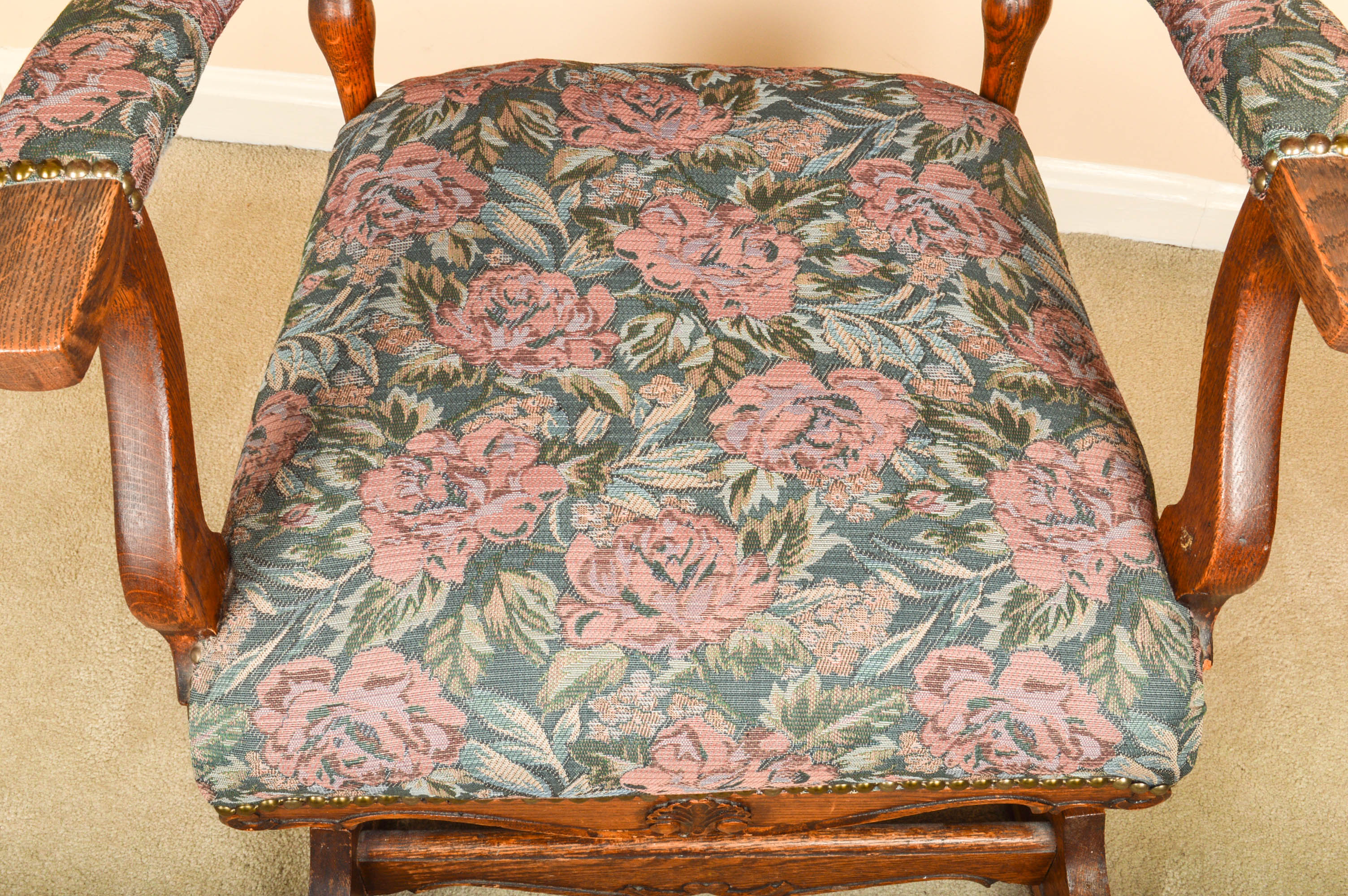 Antique Platform Rocking Chair