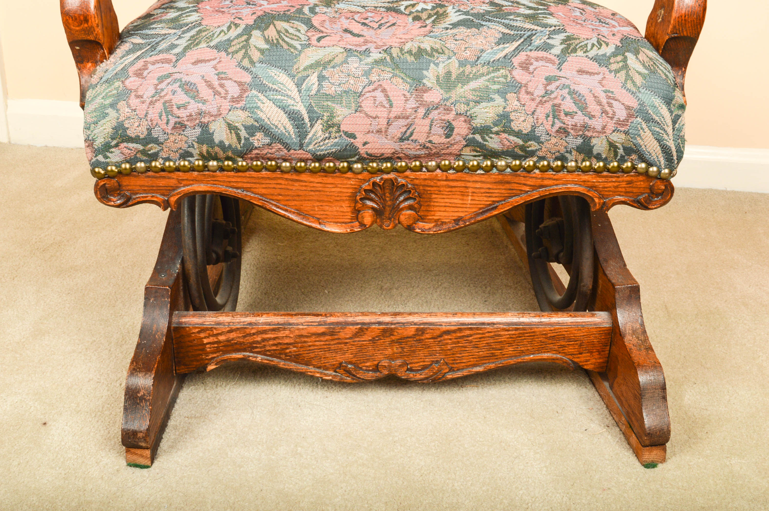 Antique Platform Rocking Chair