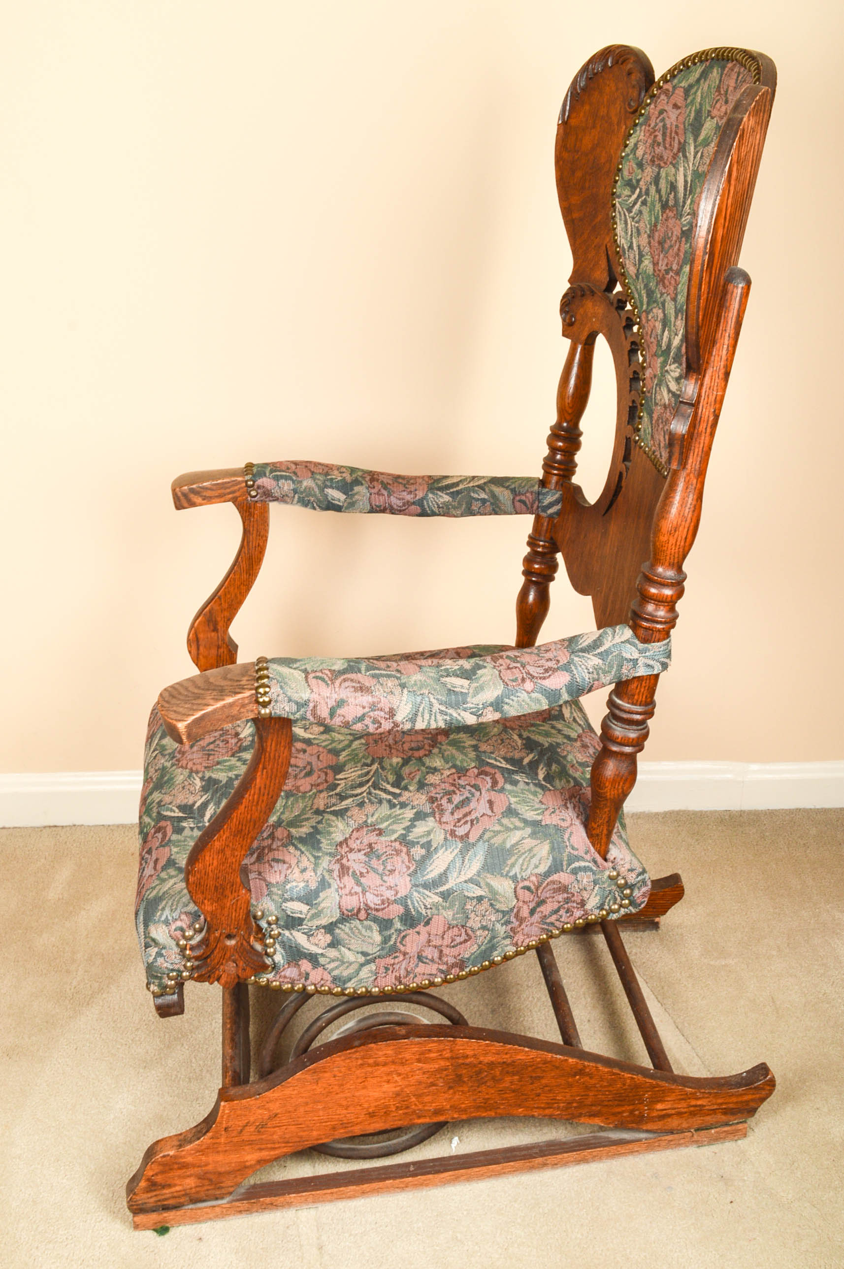 Antique Platform Rocking Chair