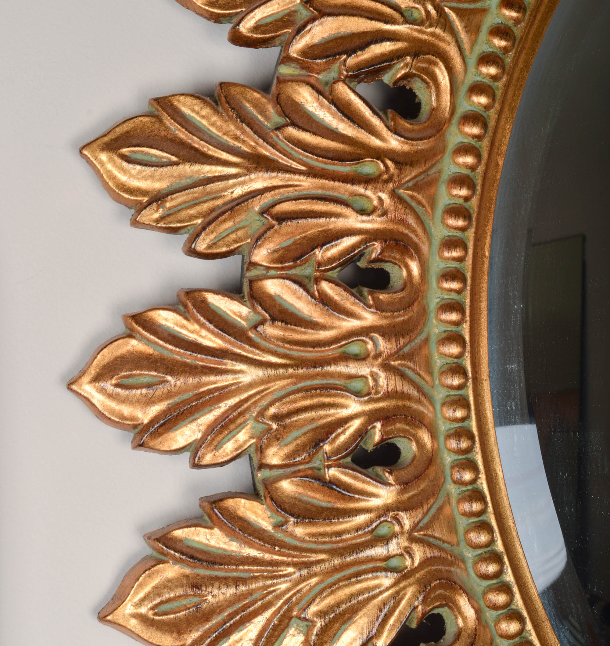 Bombay Company "Louis Oak Leaf" Wall Mirror