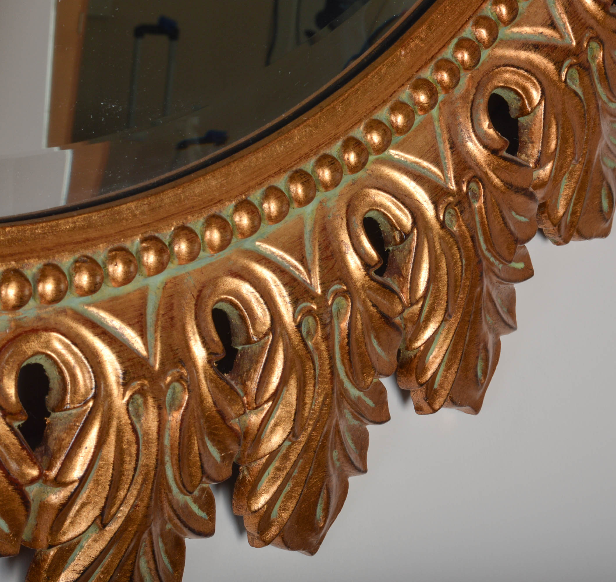 Bombay Company "Louis Oak Leaf" Wall Mirror