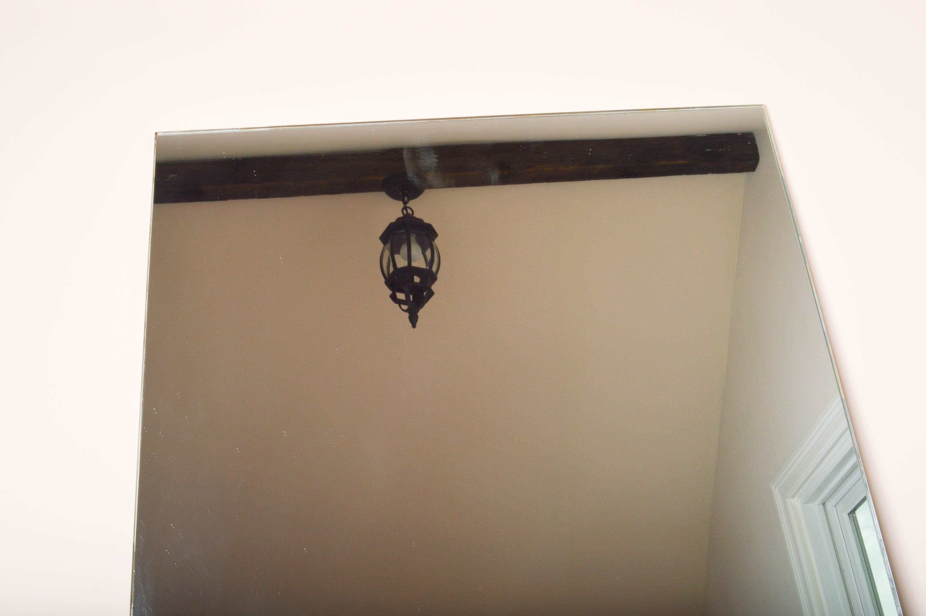 Pair of Large Frameless Freestanding Mirrors