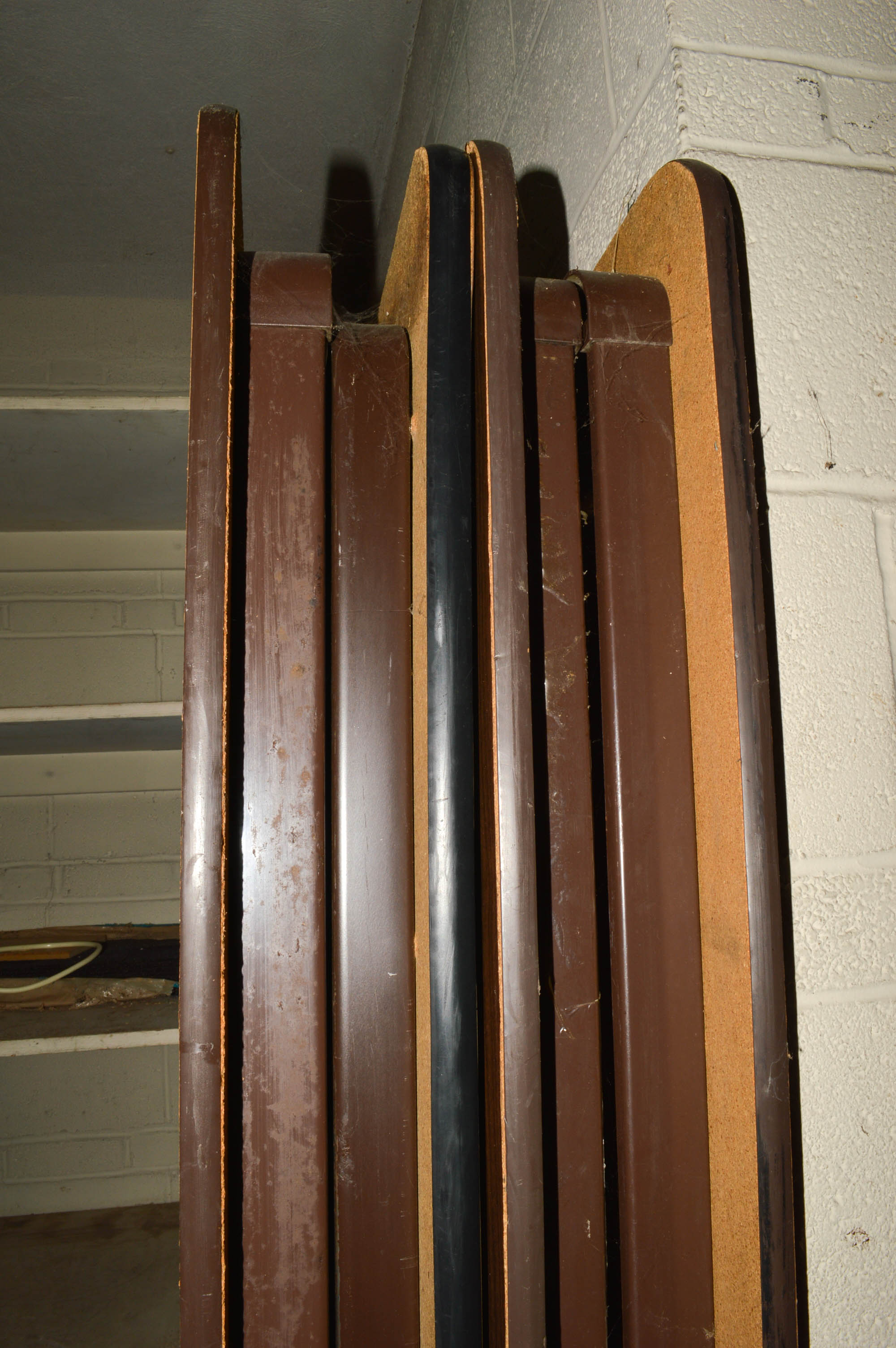 Seven Assorted Folding Utility Tables