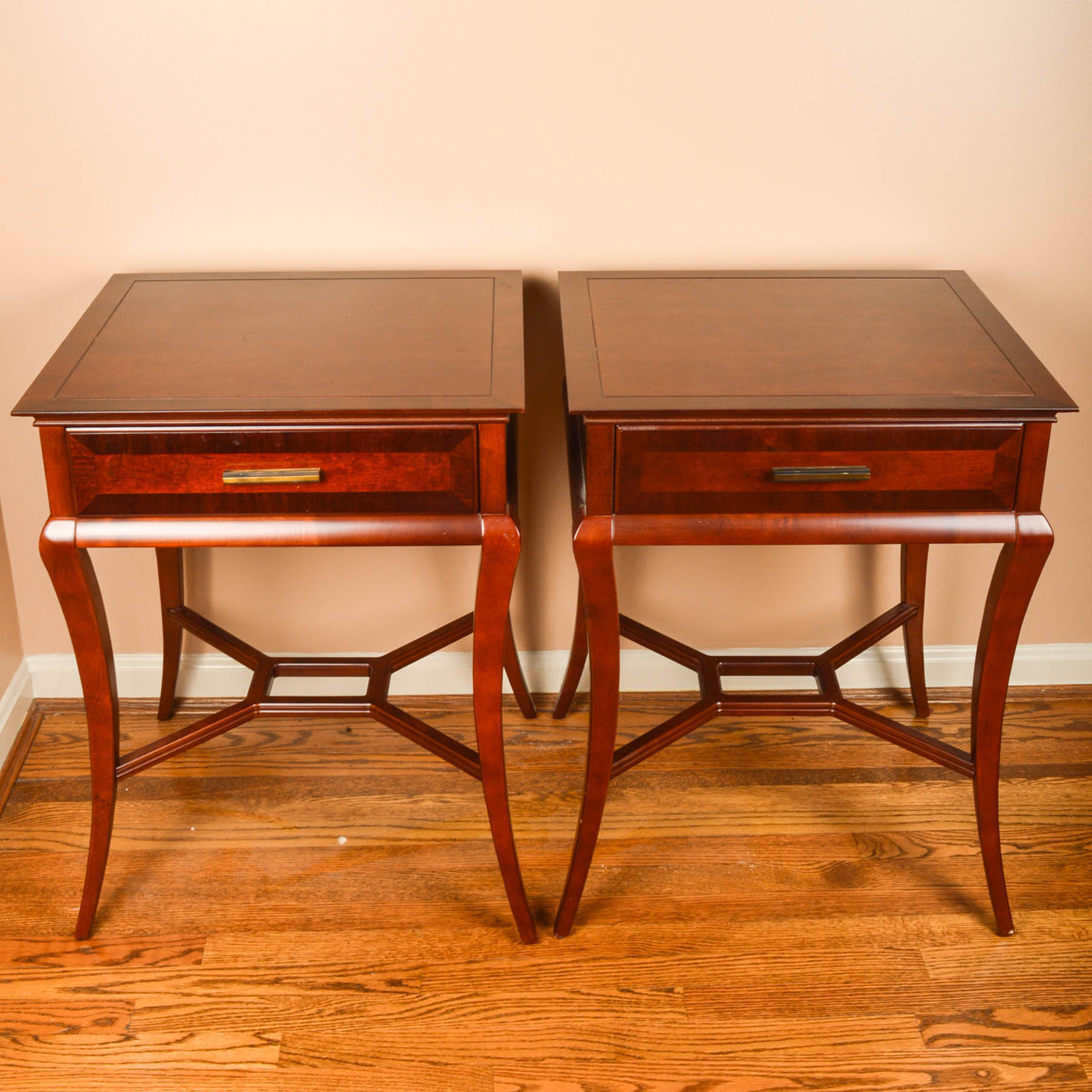 Pair of End Tables by Bombay Company