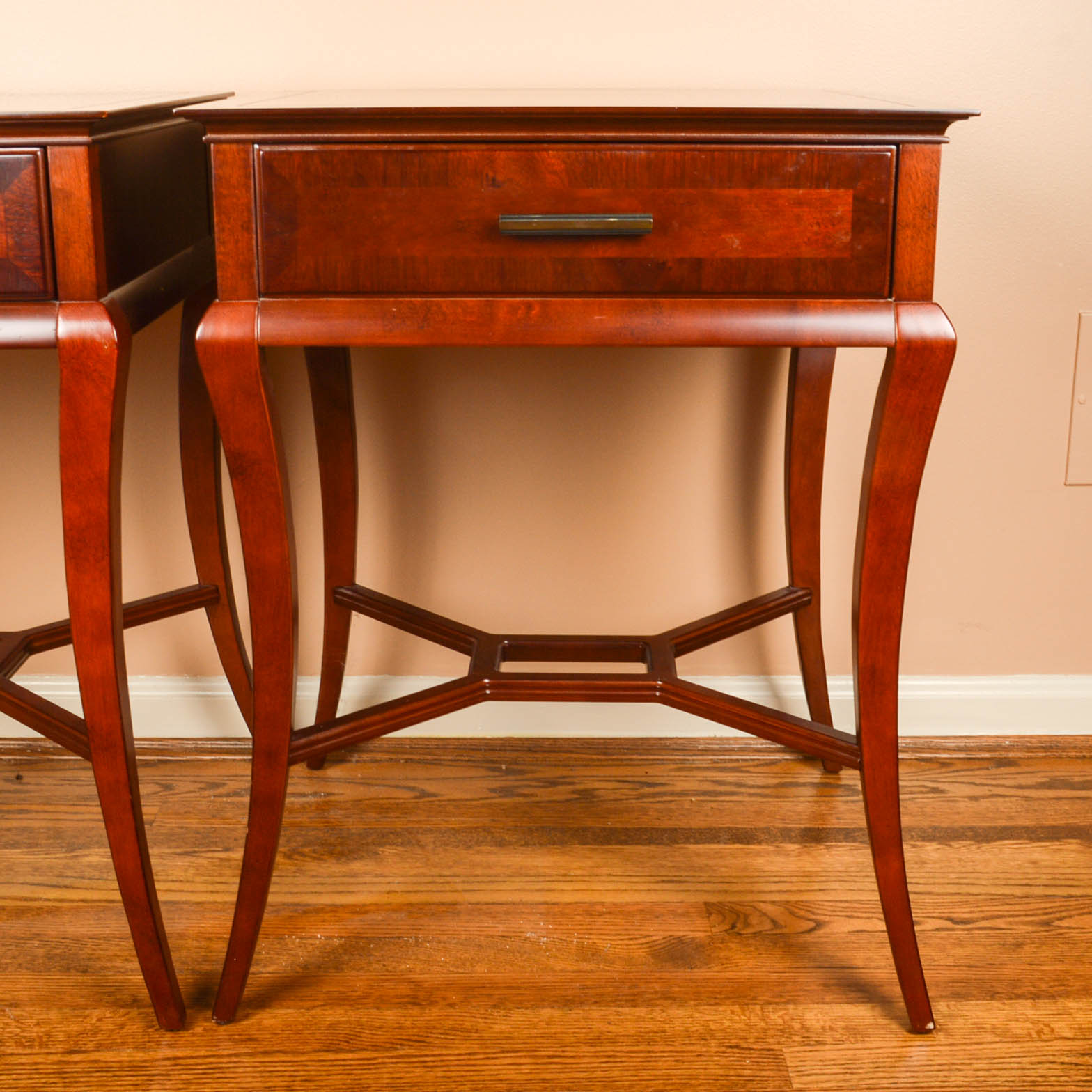 Pair of End Tables by Bombay Company