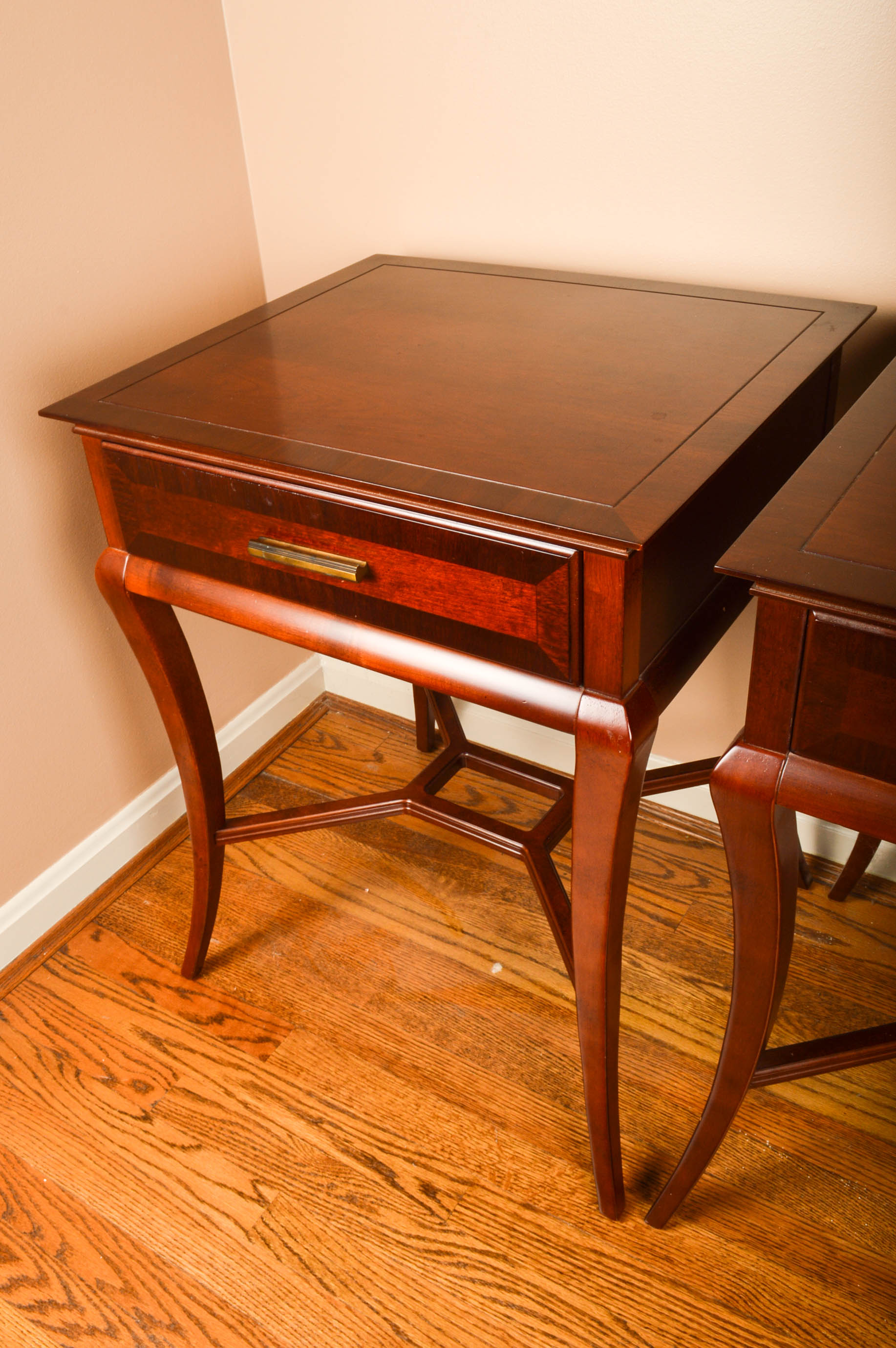 Pair of End Tables by Bombay Company