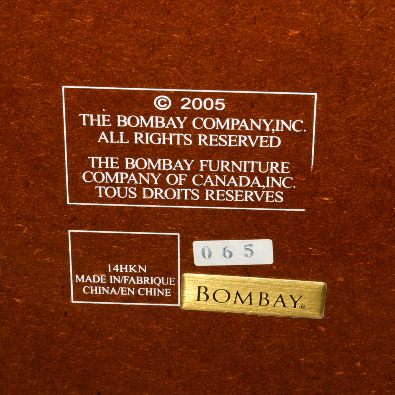 Pair of End Tables by Bombay Company