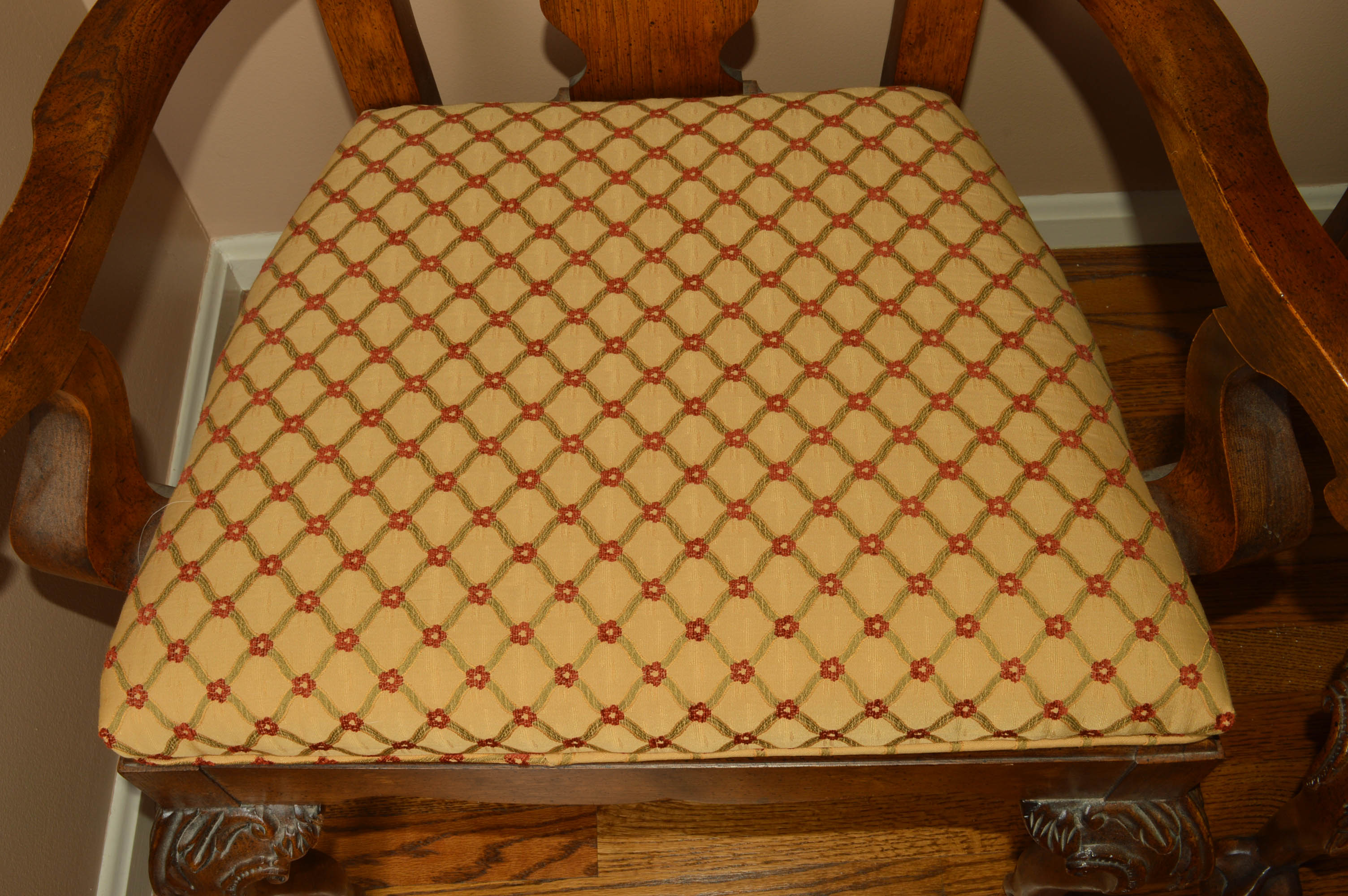 Pair of Queen Anne Style Armchairs