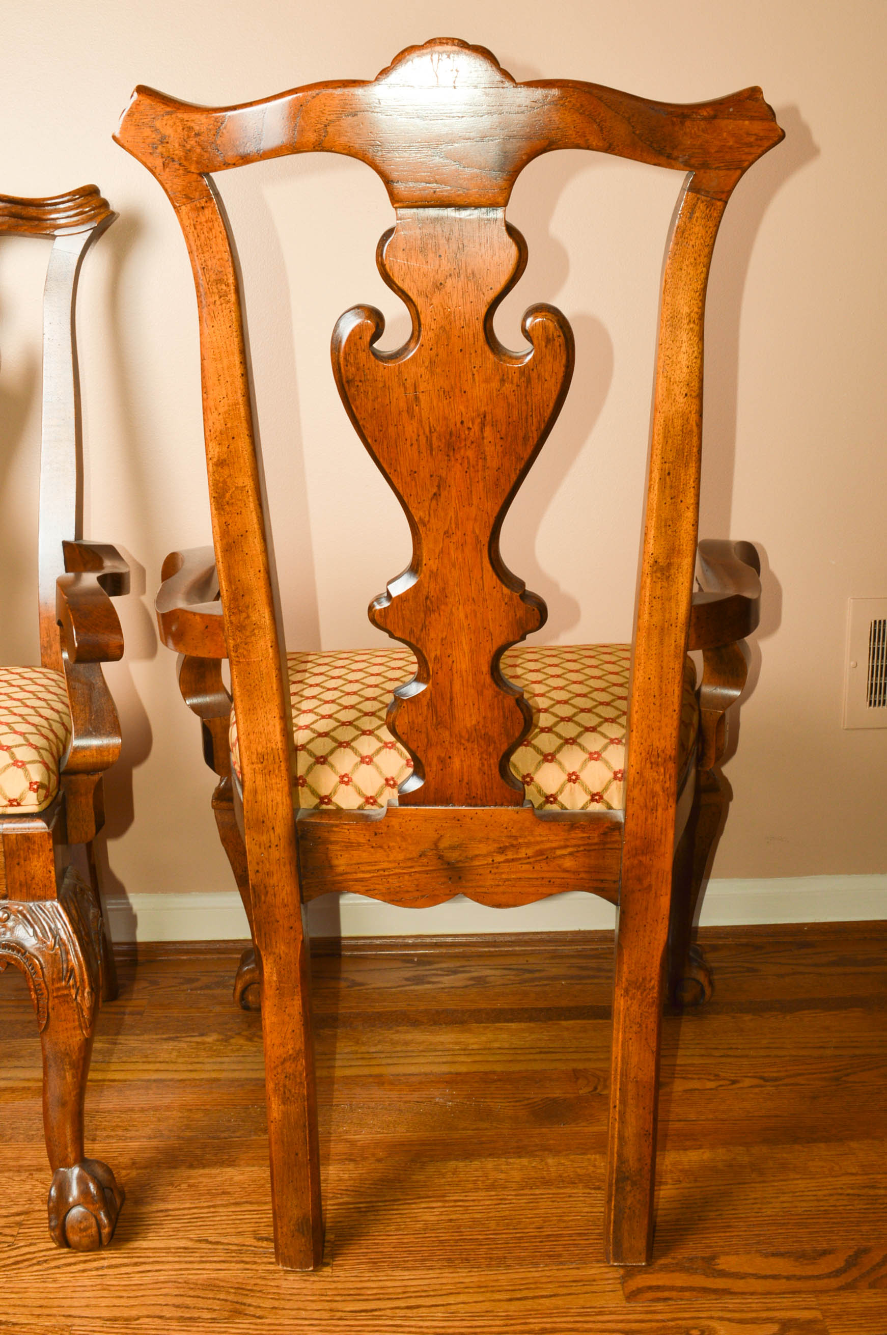 Pair of Queen Anne Style Armchairs