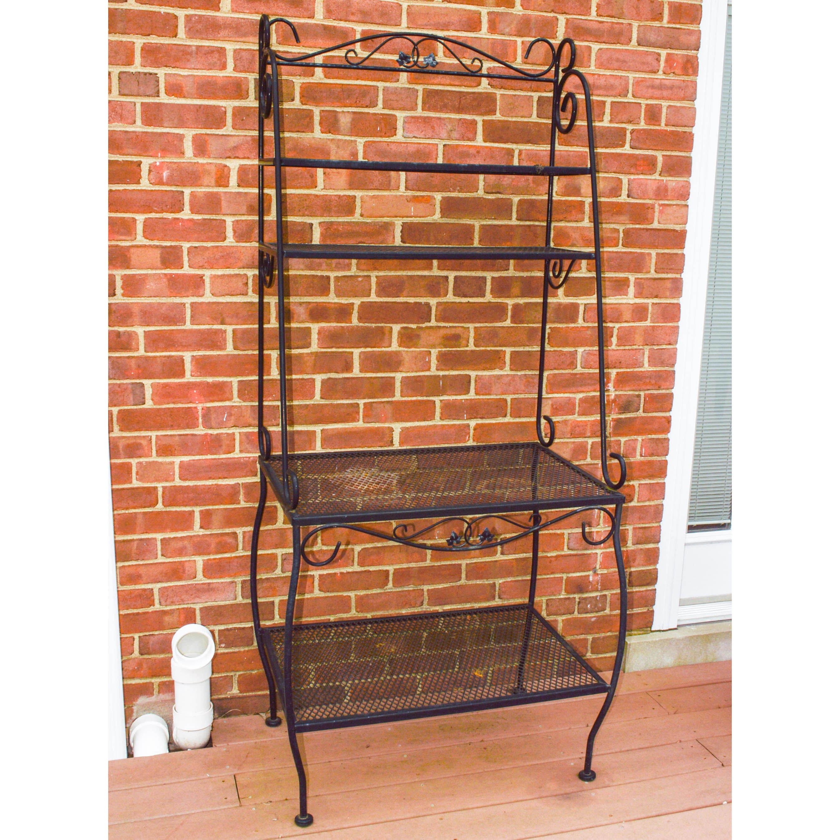 Wrought Iron Baker's Rack