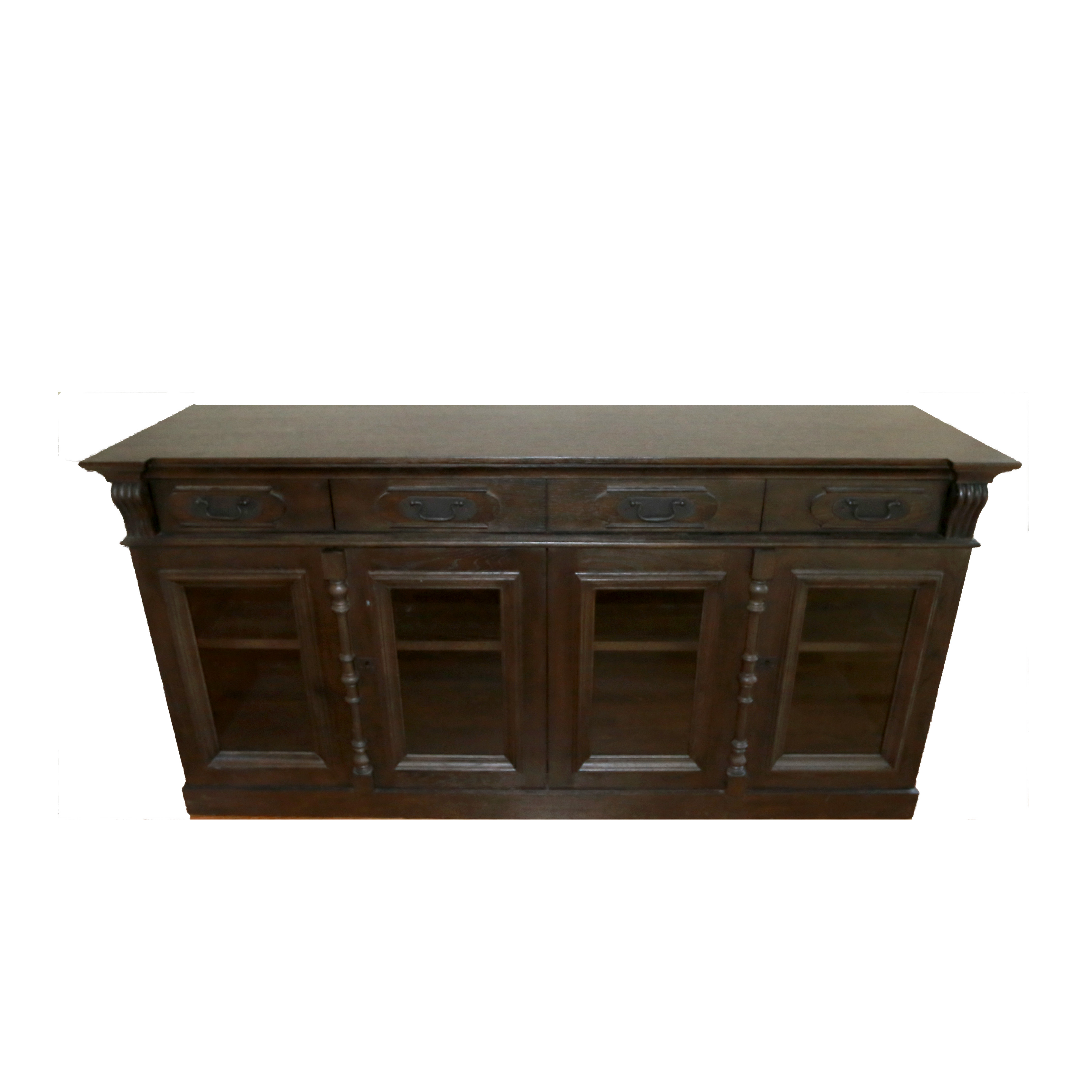 Walnut-Stained Sideboard