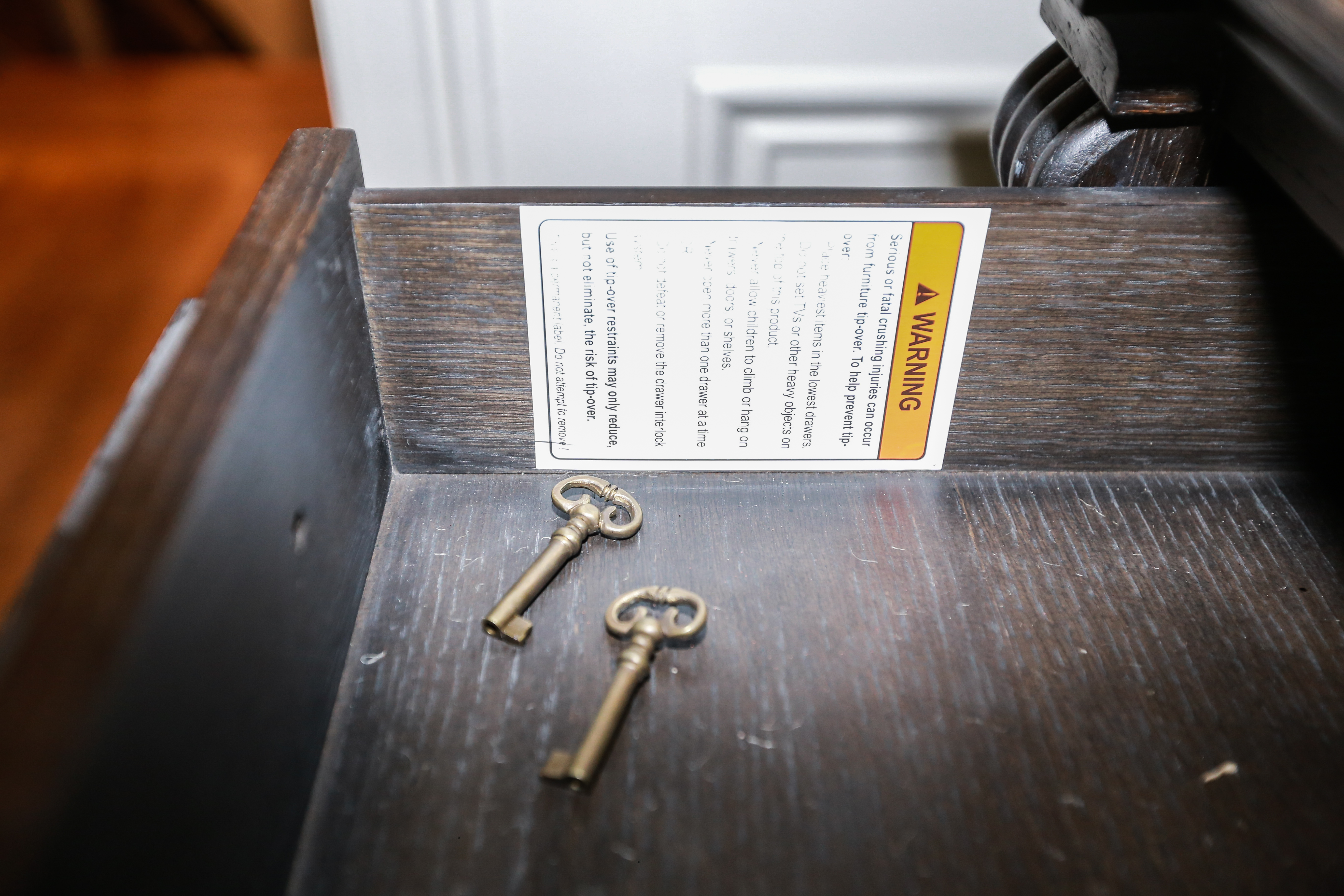 Walnut-Stained Sideboard