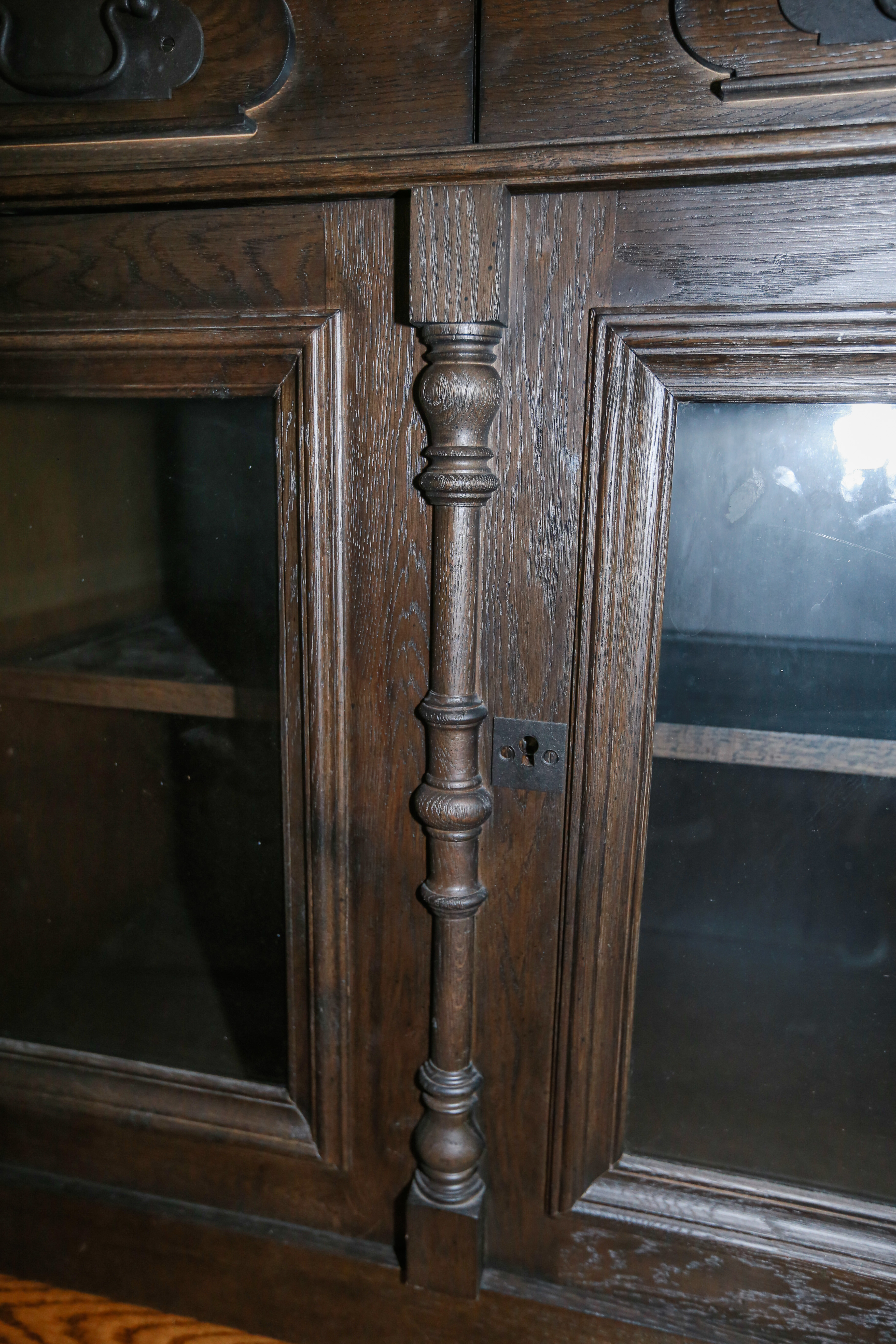 Walnut-Stained Sideboard