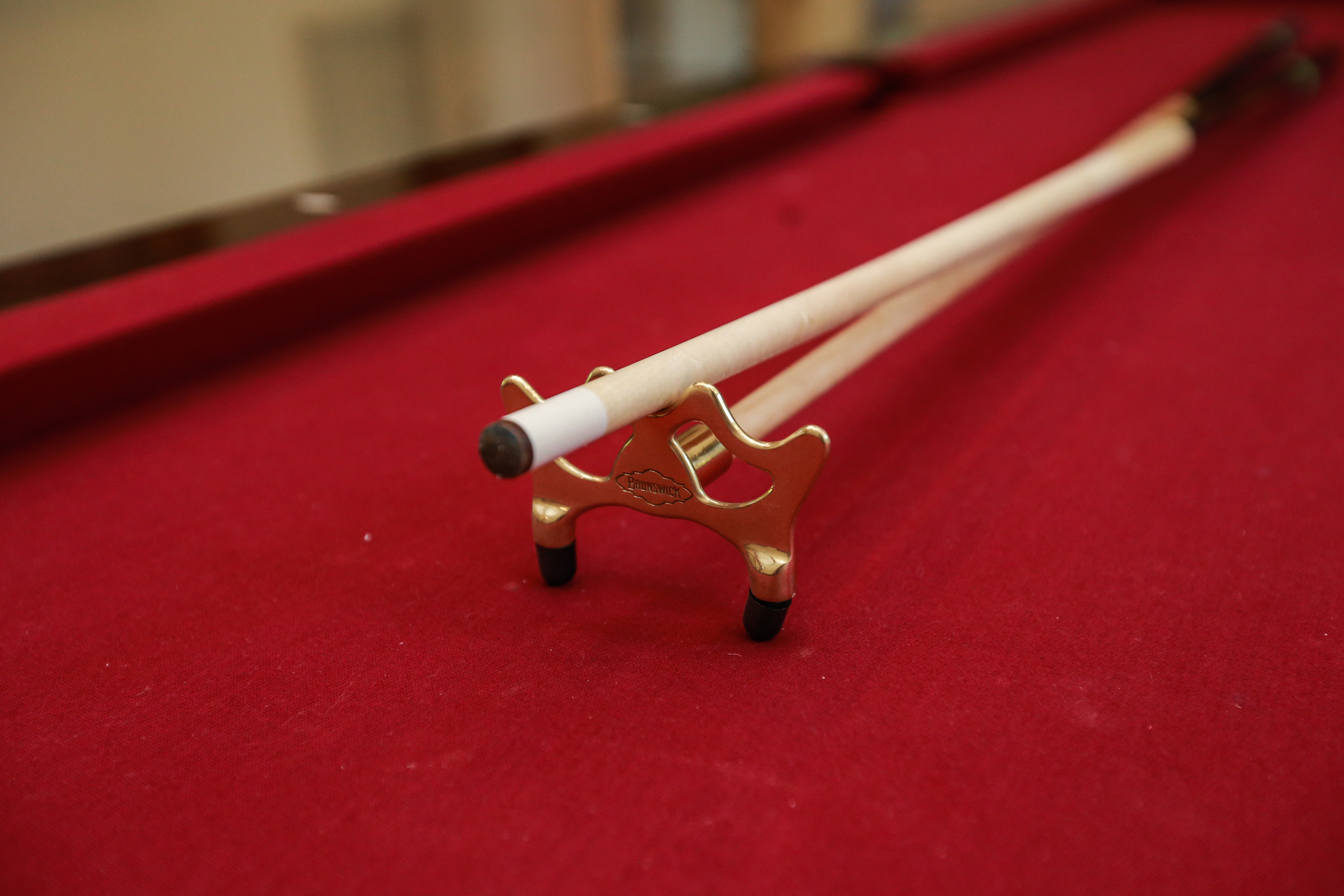 Olhausen Billiard Table and Accessory Rack