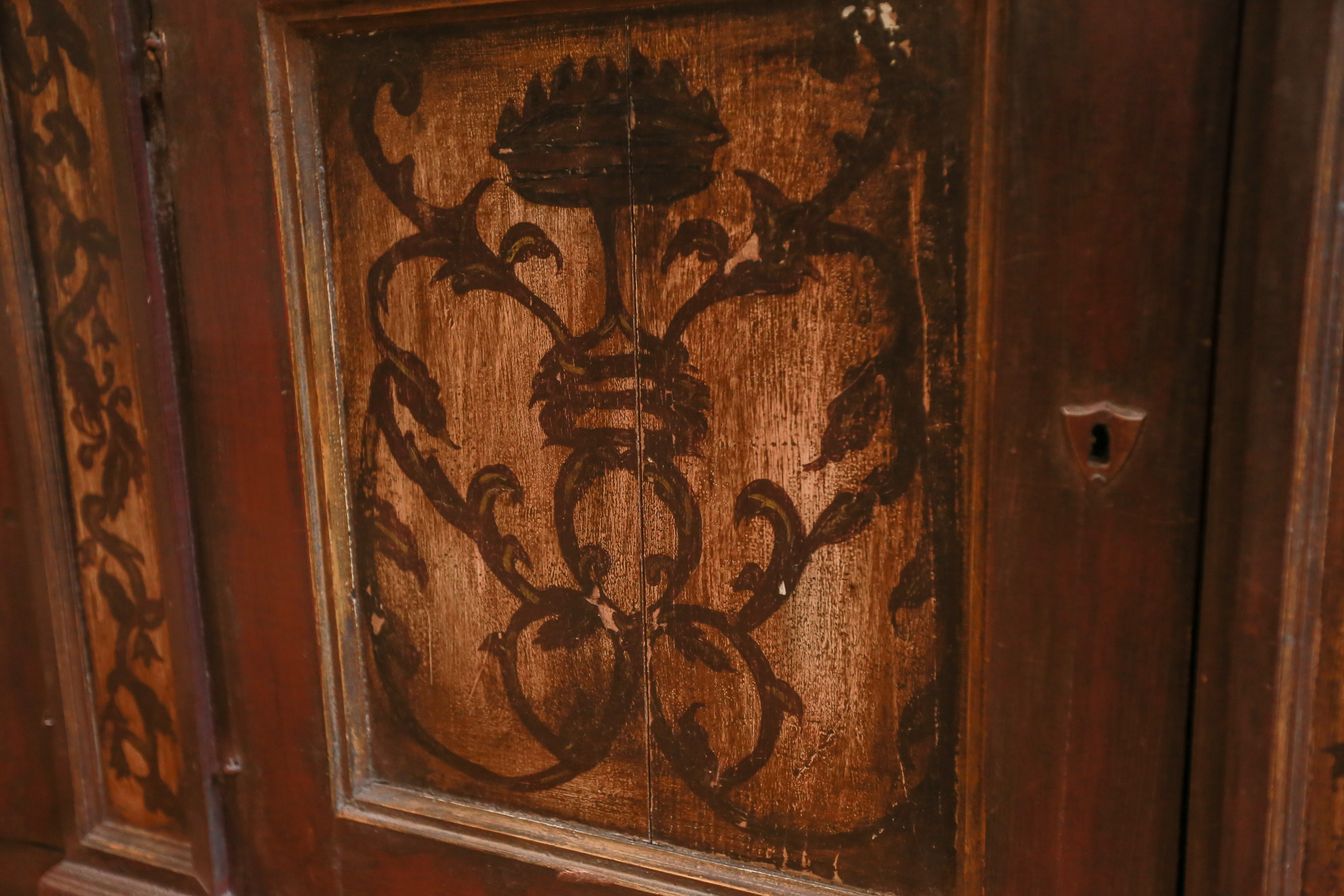 French Provincial Style Breakfront China Cabinet