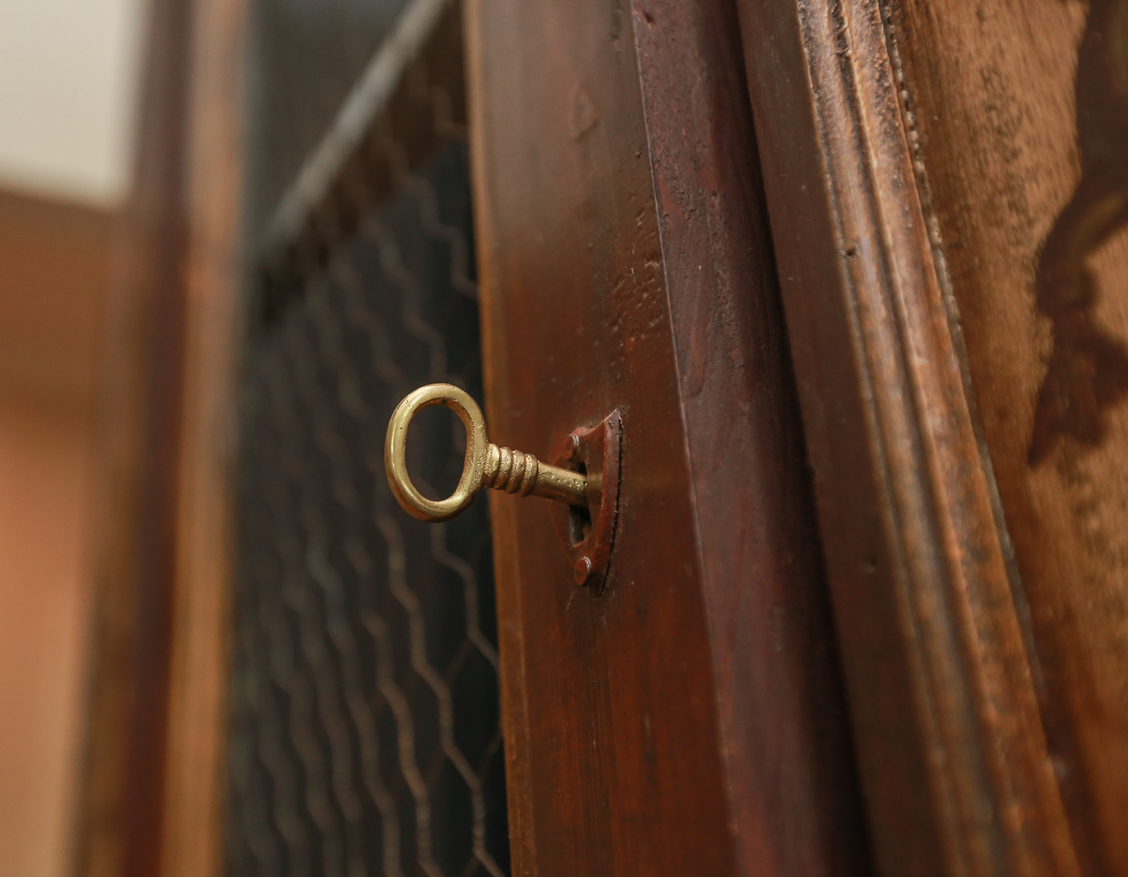 French Provincial Style Breakfront China Cabinet