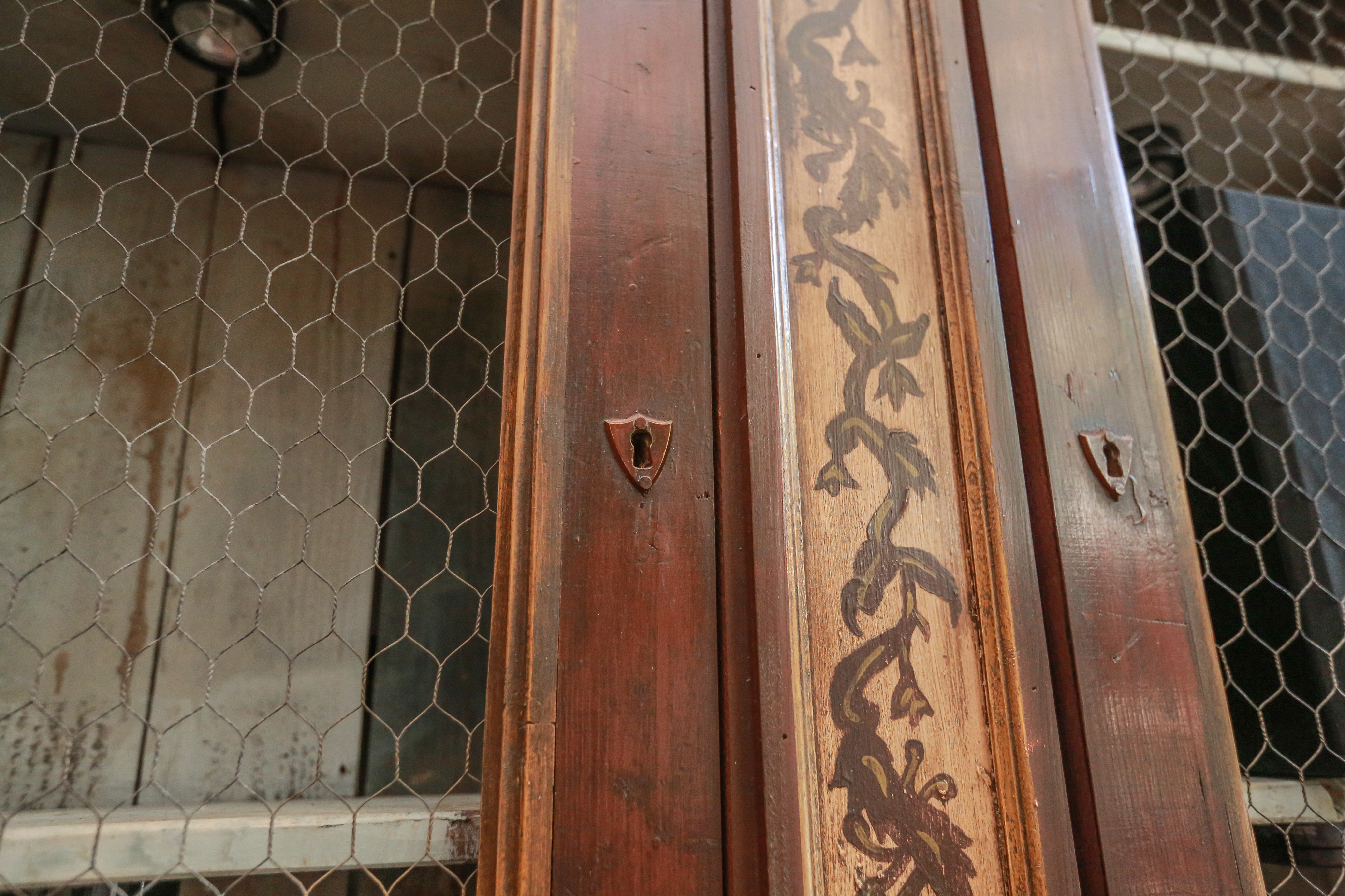 French Provincial Style Breakfront China Cabinet