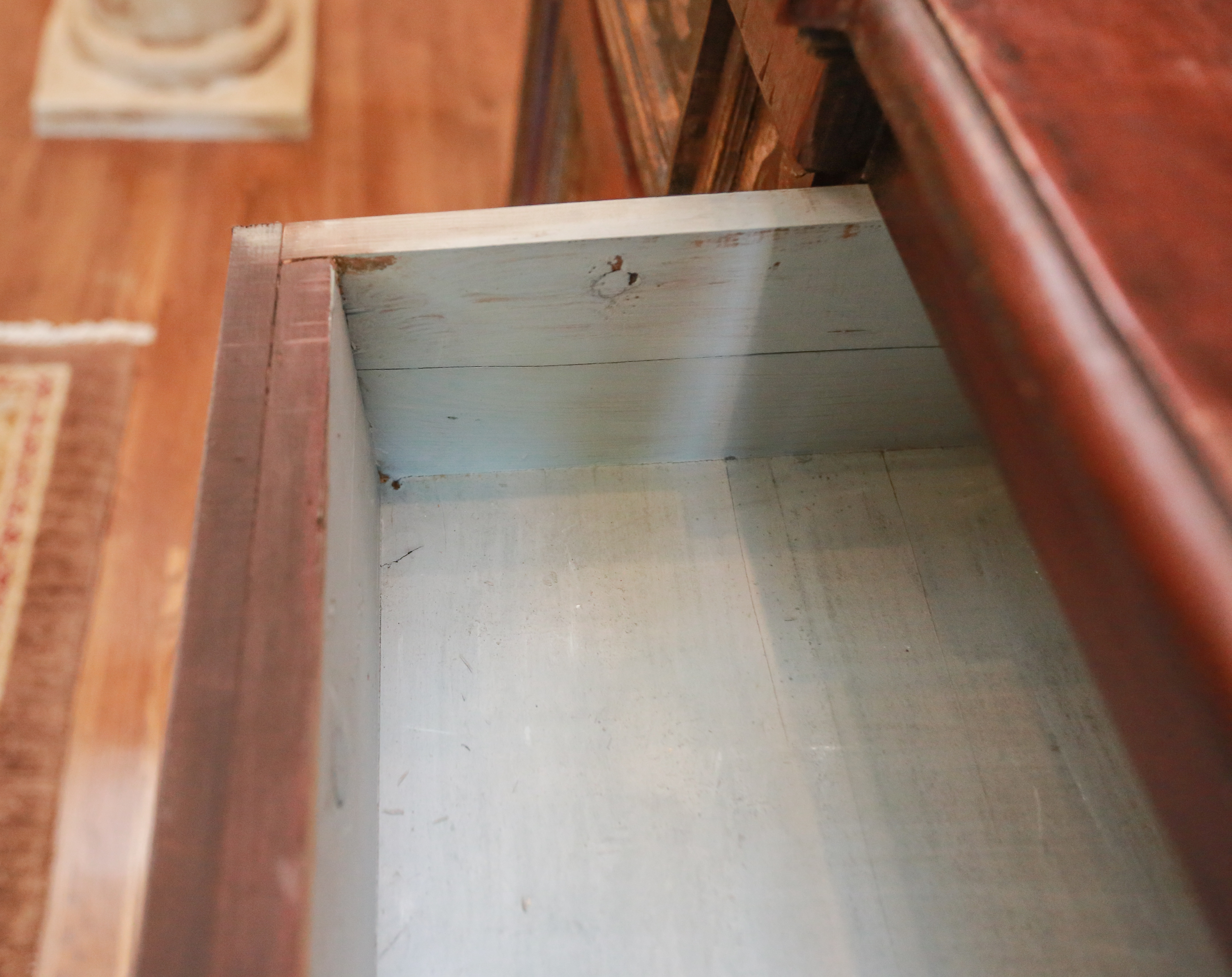 French Provincial Style Breakfront China Cabinet