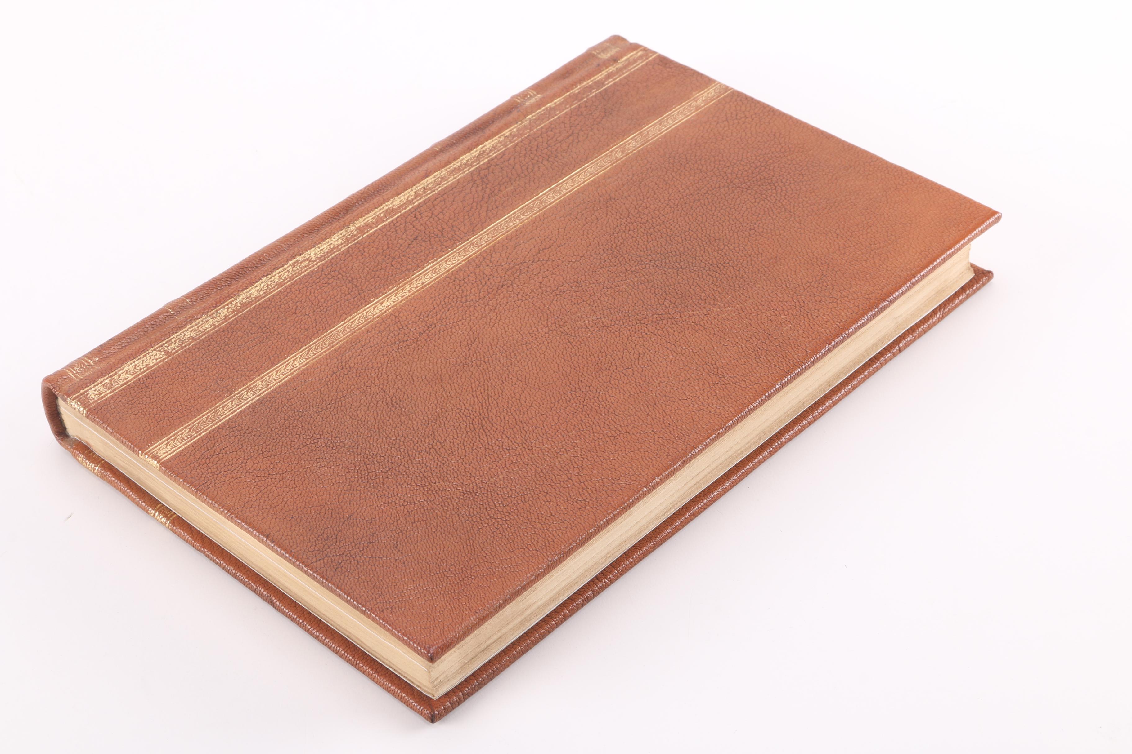Leather Bound Books Including First Edition "The Cultured Handmaiden" by Catherine Cookson