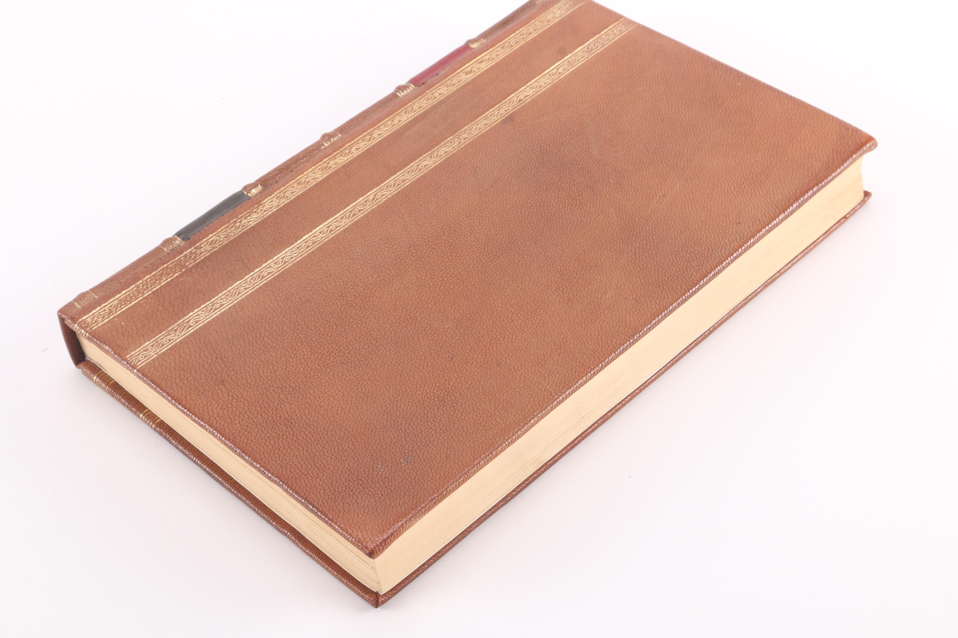 Leather Bound Books Including First Edition "The Cultured Handmaiden" by Catherine Cookson