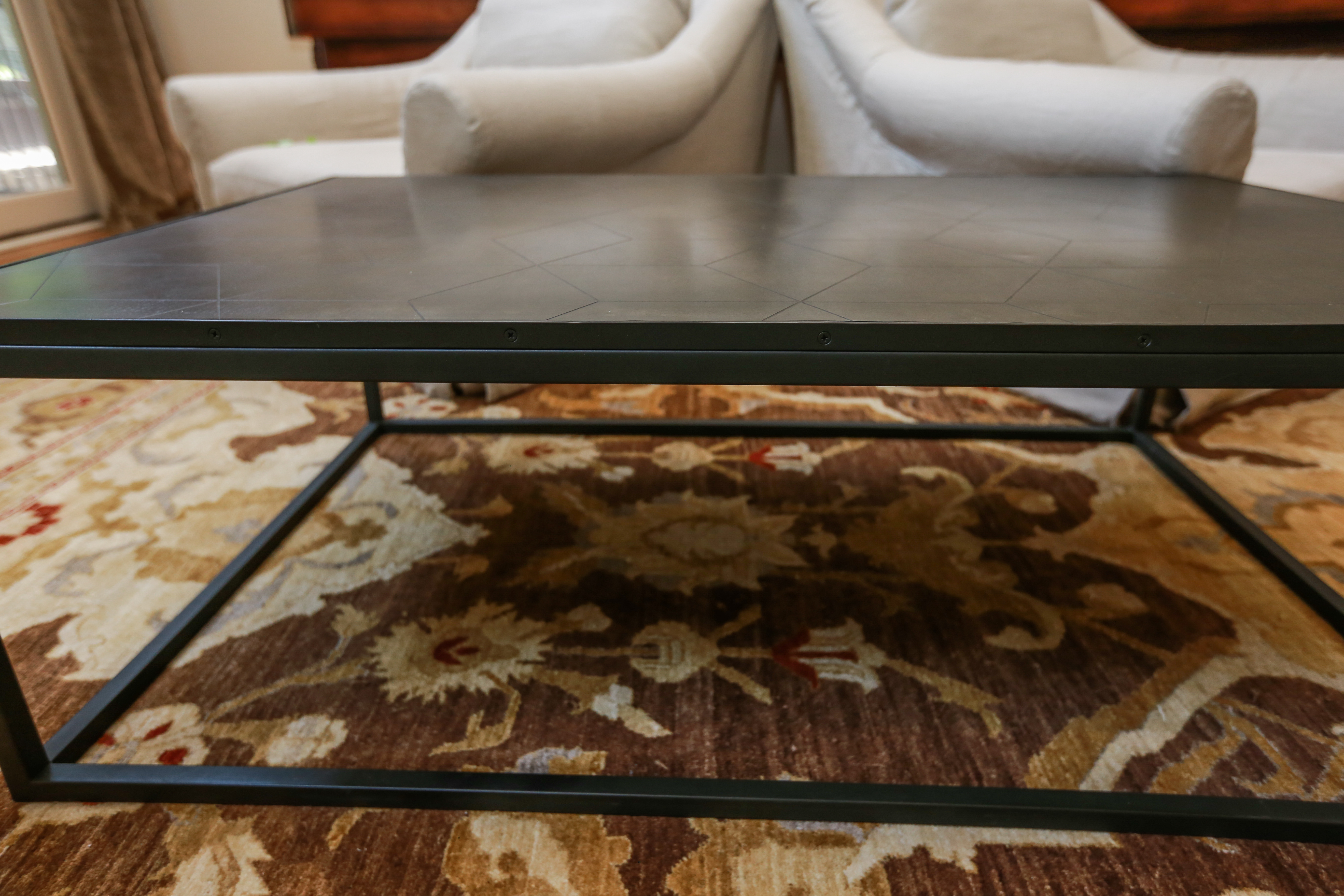 Rectangular Metal Coffee Table
