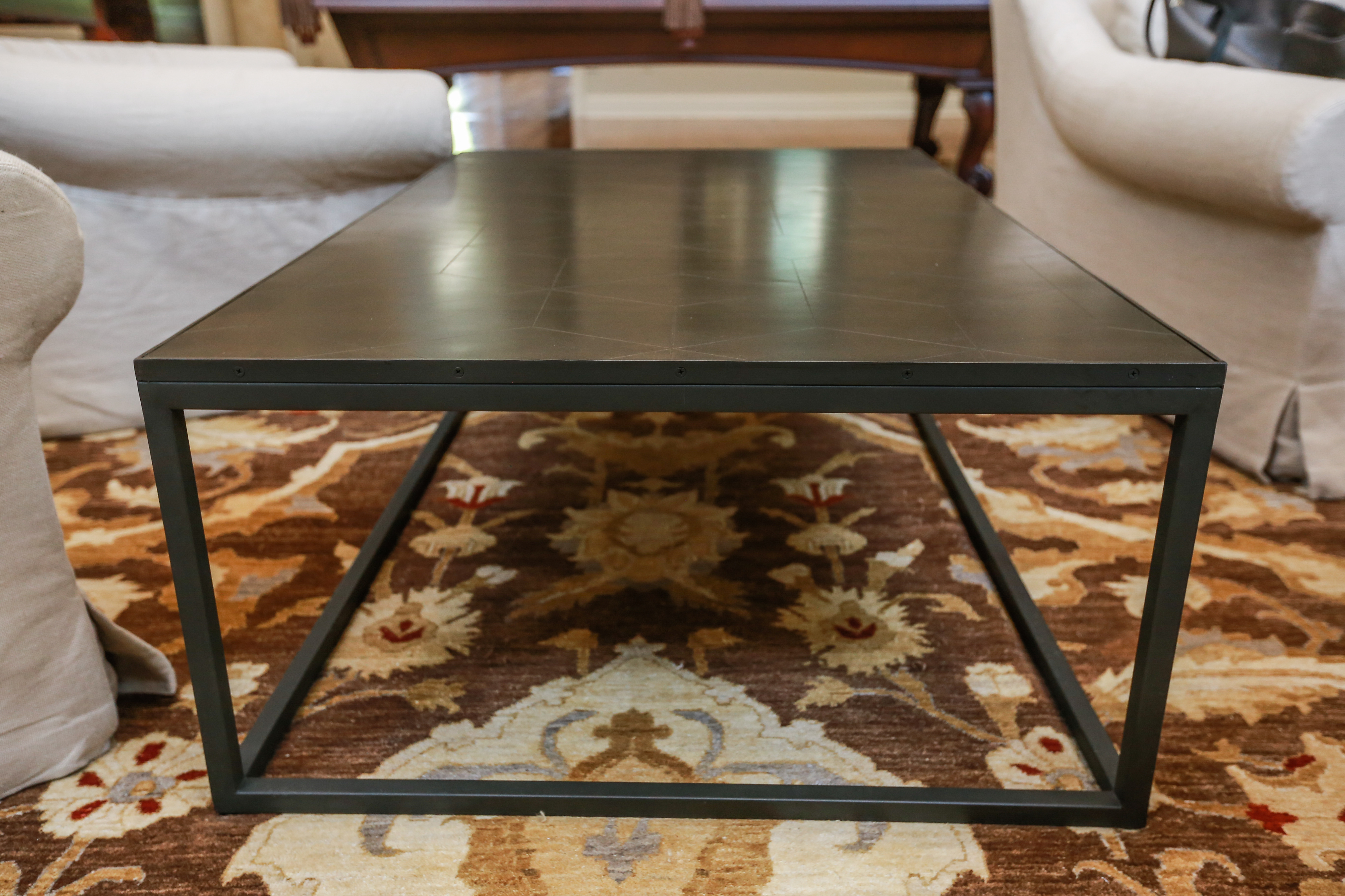 Rectangular Metal Coffee Table