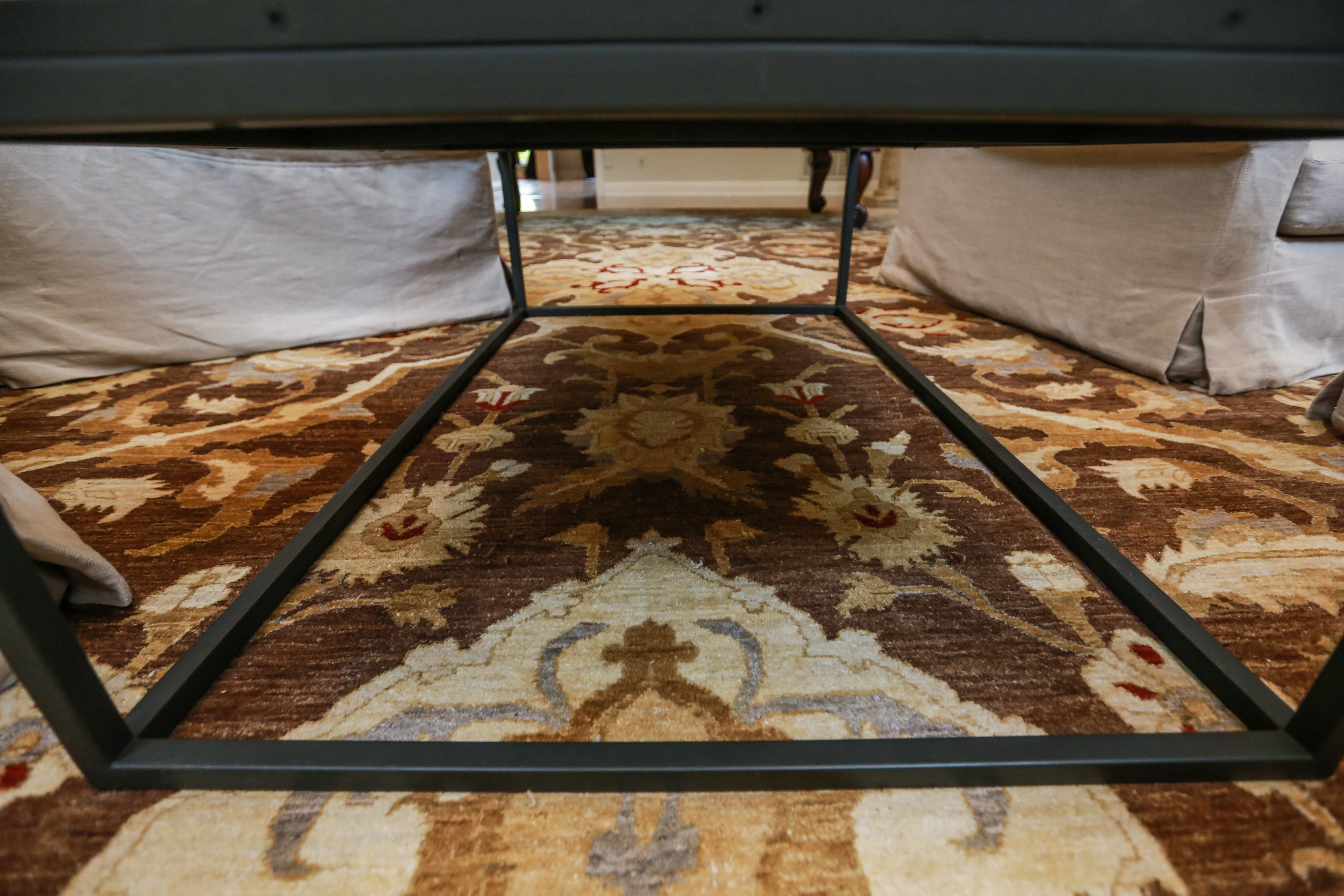 Rectangular Metal Coffee Table