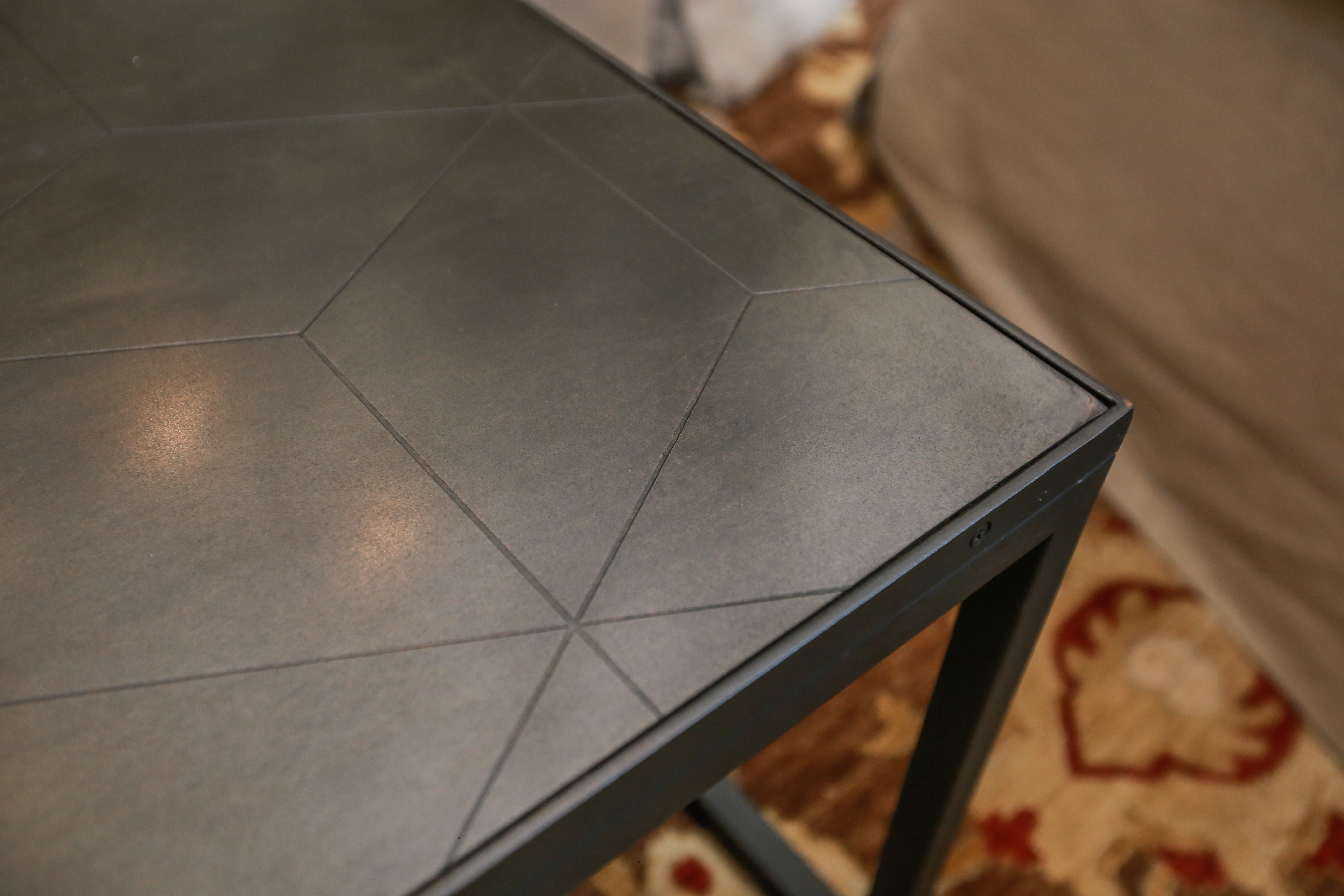 Rectangular Metal Coffee Table