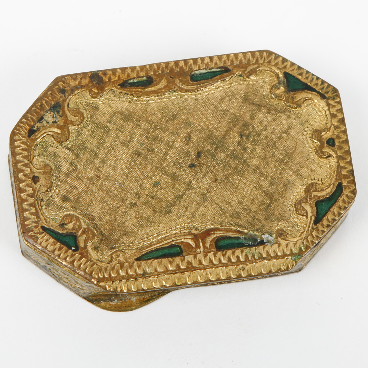 Victorian Miniature Picture Frame and Italian Pill Box