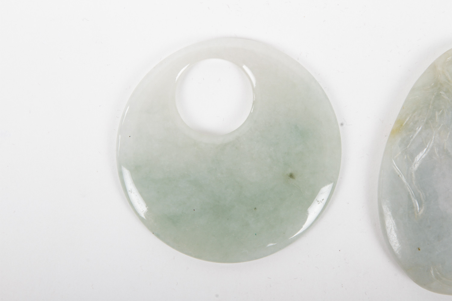 Two Jadeite Jade Pendants