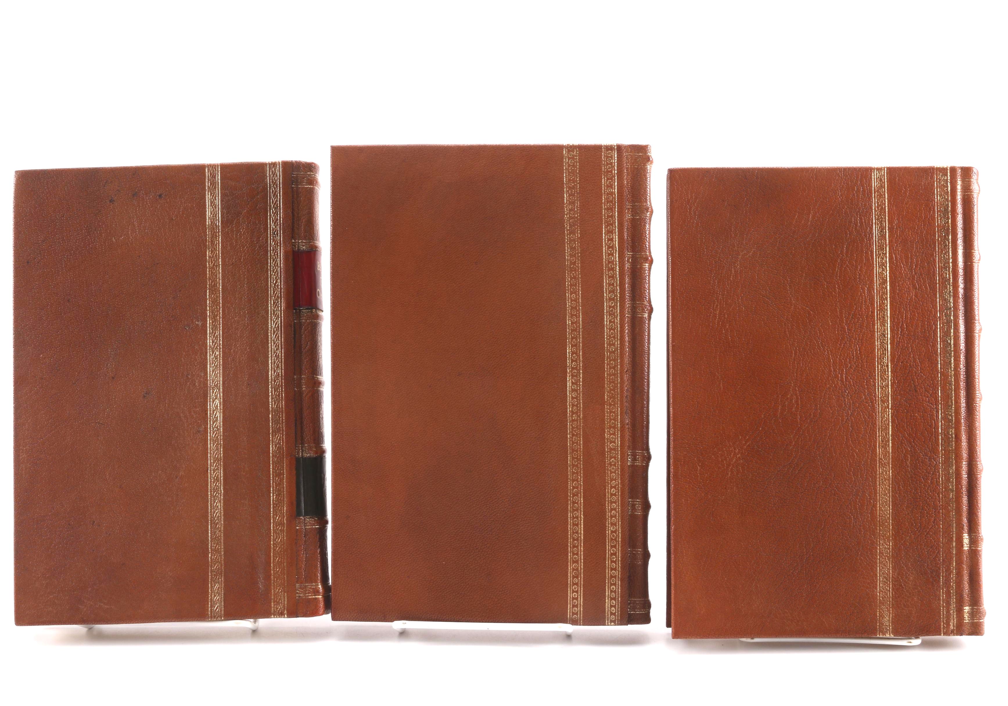 Leather Bound Books Including First Edition "The Cultured Handmaiden" by Catherine Cookson