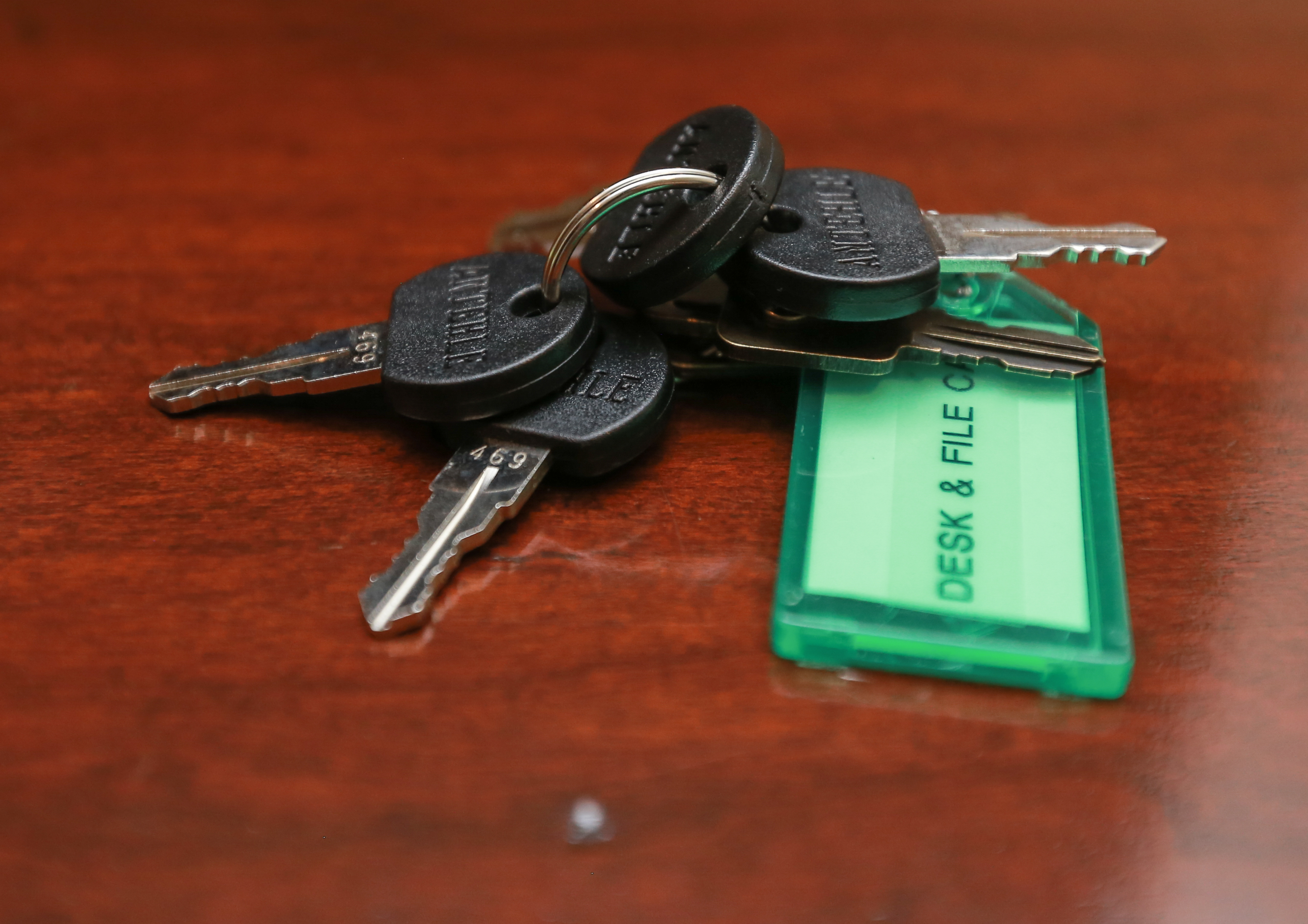 Large Wooden Filing Cabinet