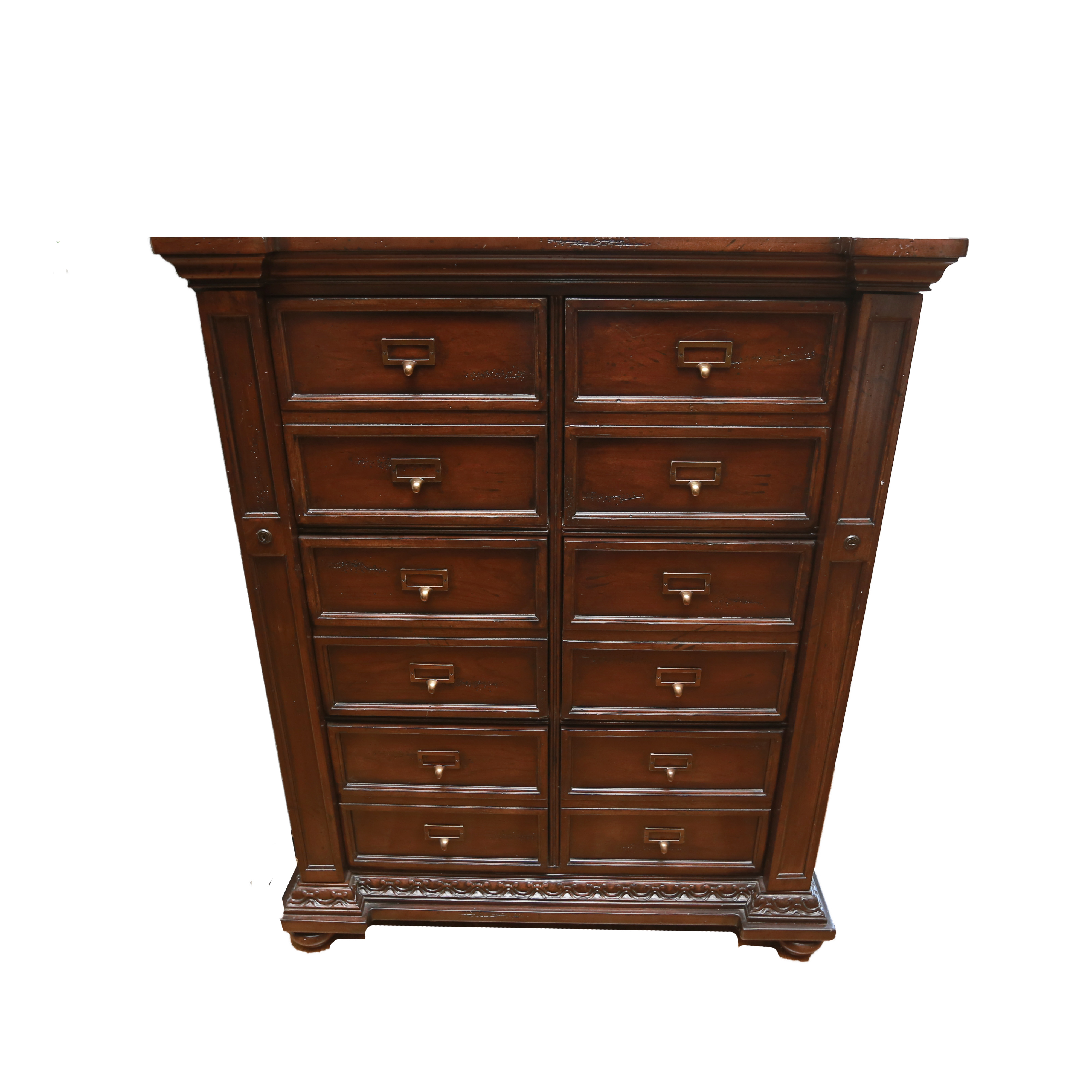 Large Wooden Filing Cabinet