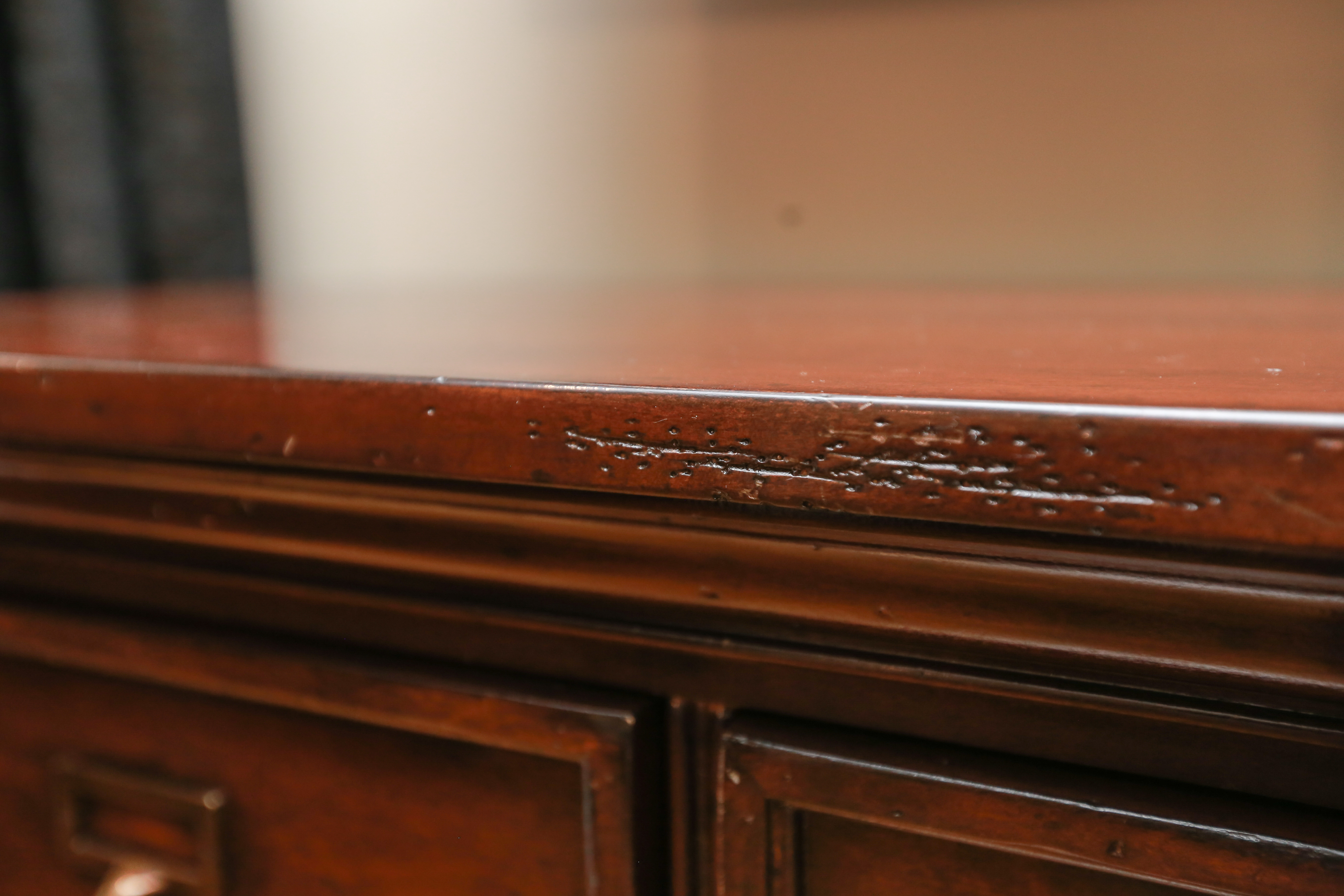 Large Wooden Filing Cabinet