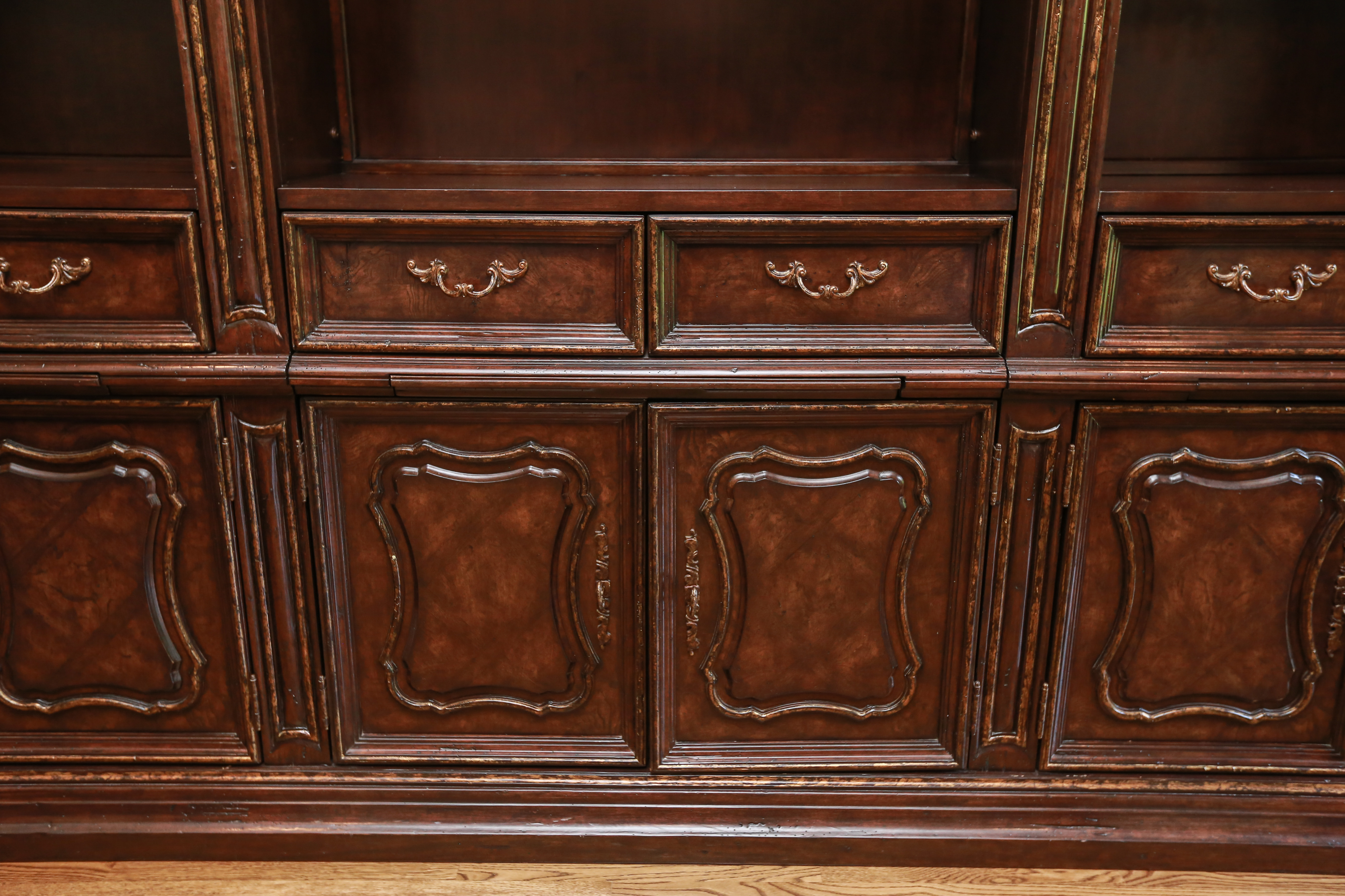 Philippe Langdon Bookcase Cabinet with Ladder