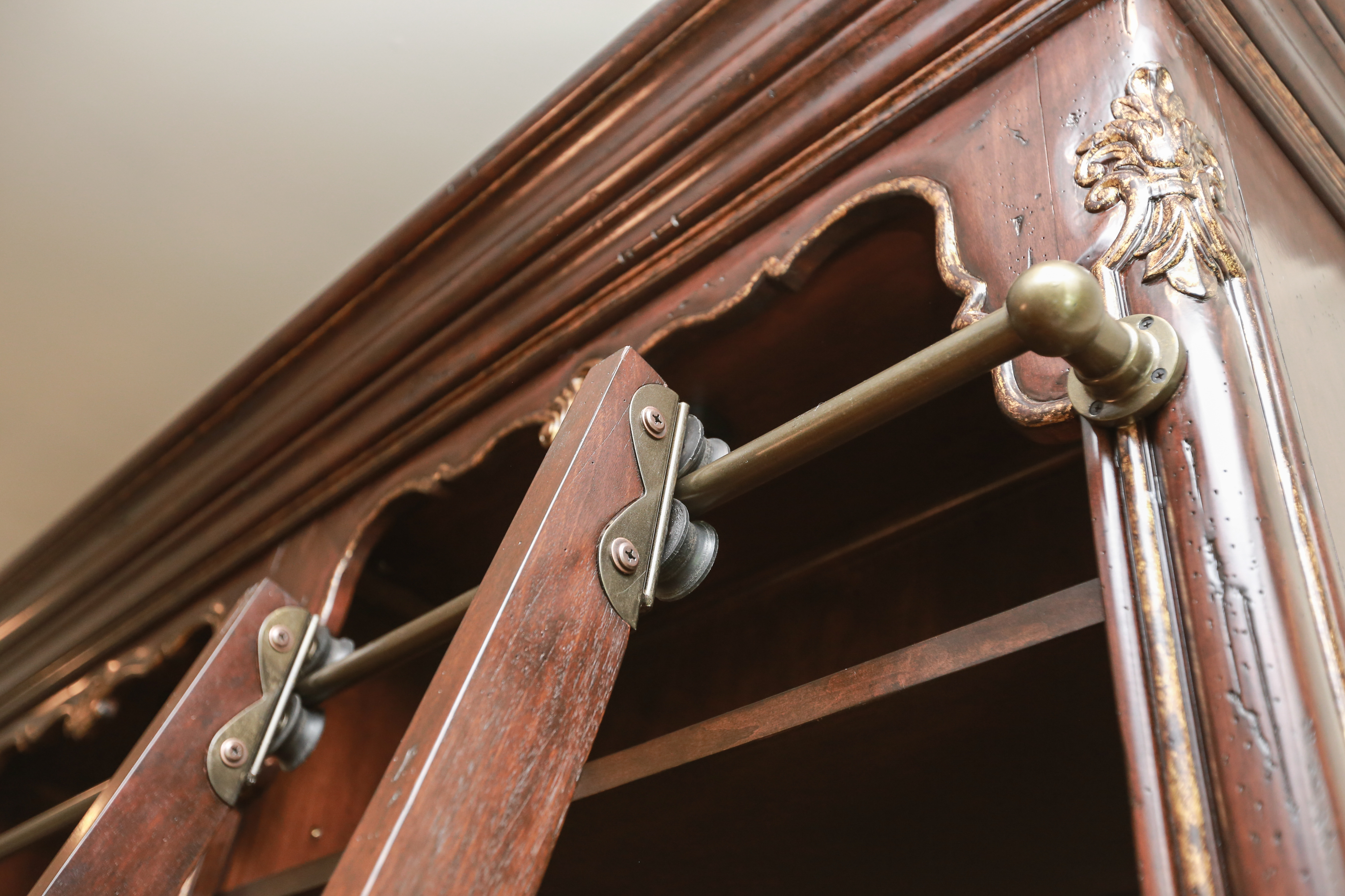 Philippe Langdon Bookcase Cabinet with Ladder