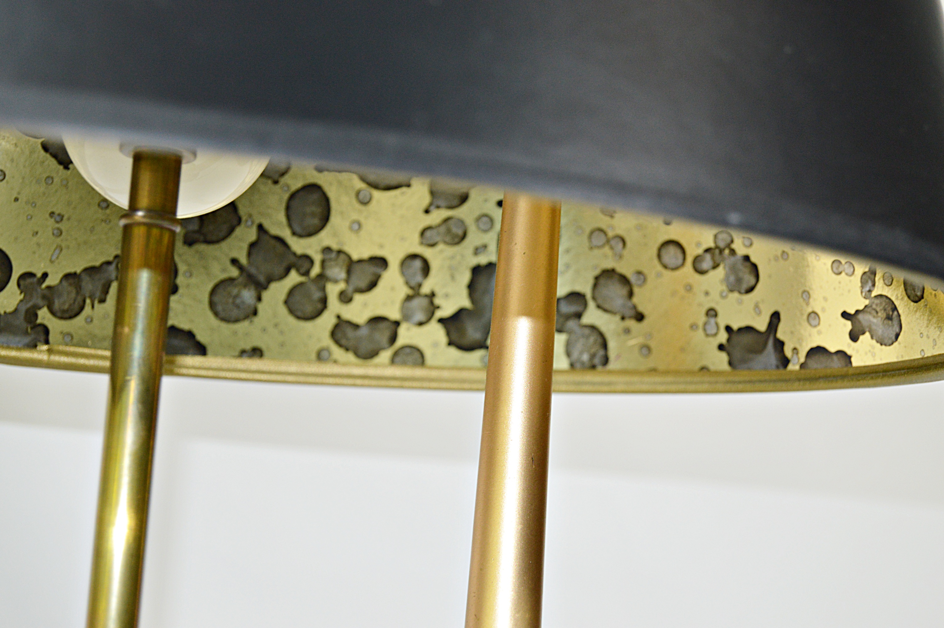 Brass Double Candlestick Lamp