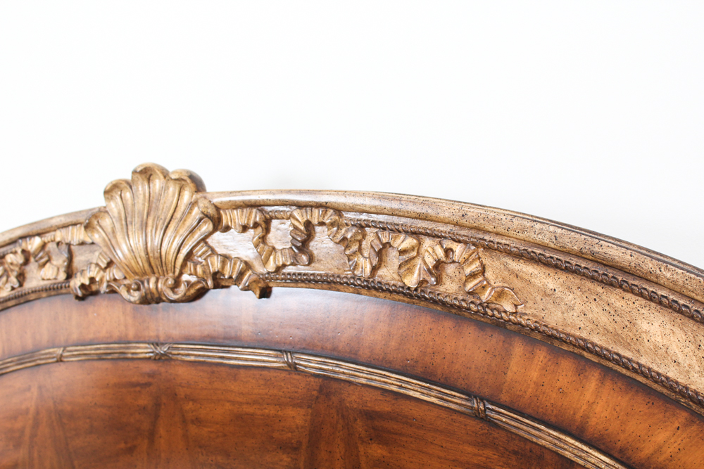 Walnut Veneer King Size Bed by Ferguson Copeland