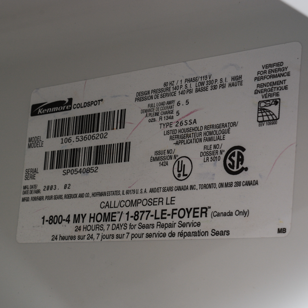 Kenmore Elite Refrigerator